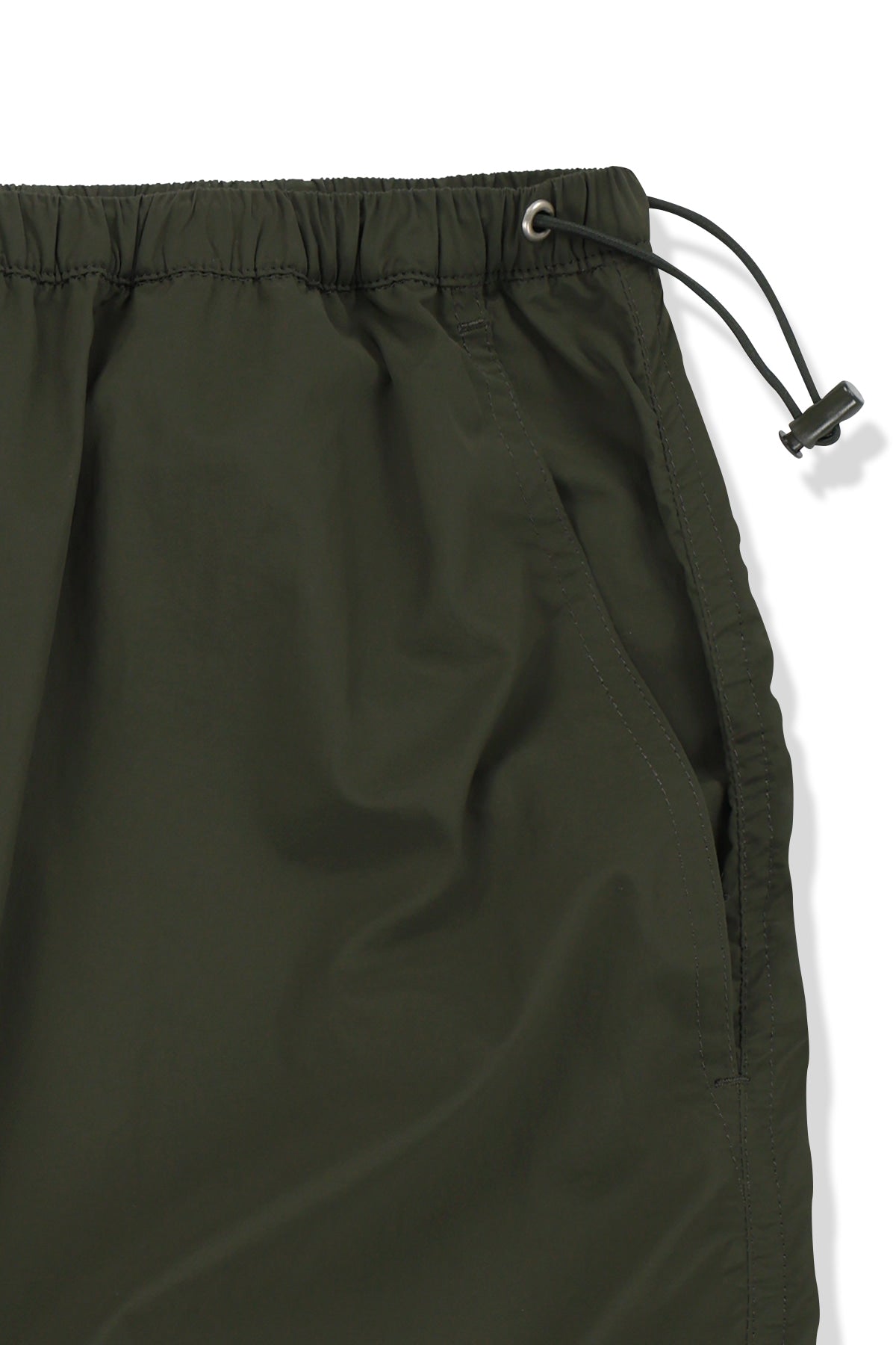 Matin Kim - Patch Pocket Shirring Nylon Skirt (Khaki) product image 3 | TRAB K-Fashion Australia