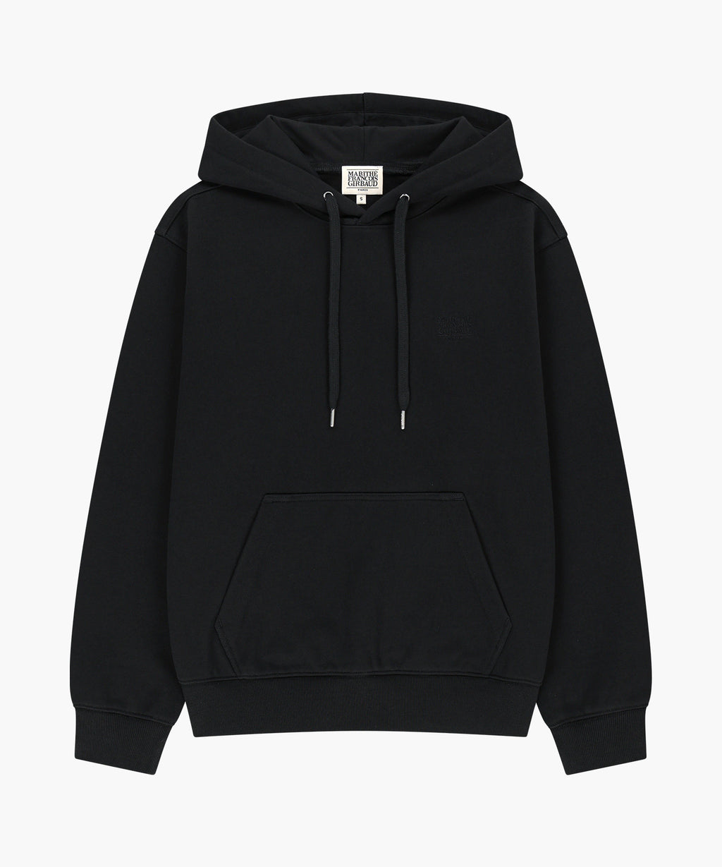 Marithe & Francois Girbaud - Small Classic Logo Embroidery Hoodie (Black) product image 5 | TRAB K-Fashion Australia