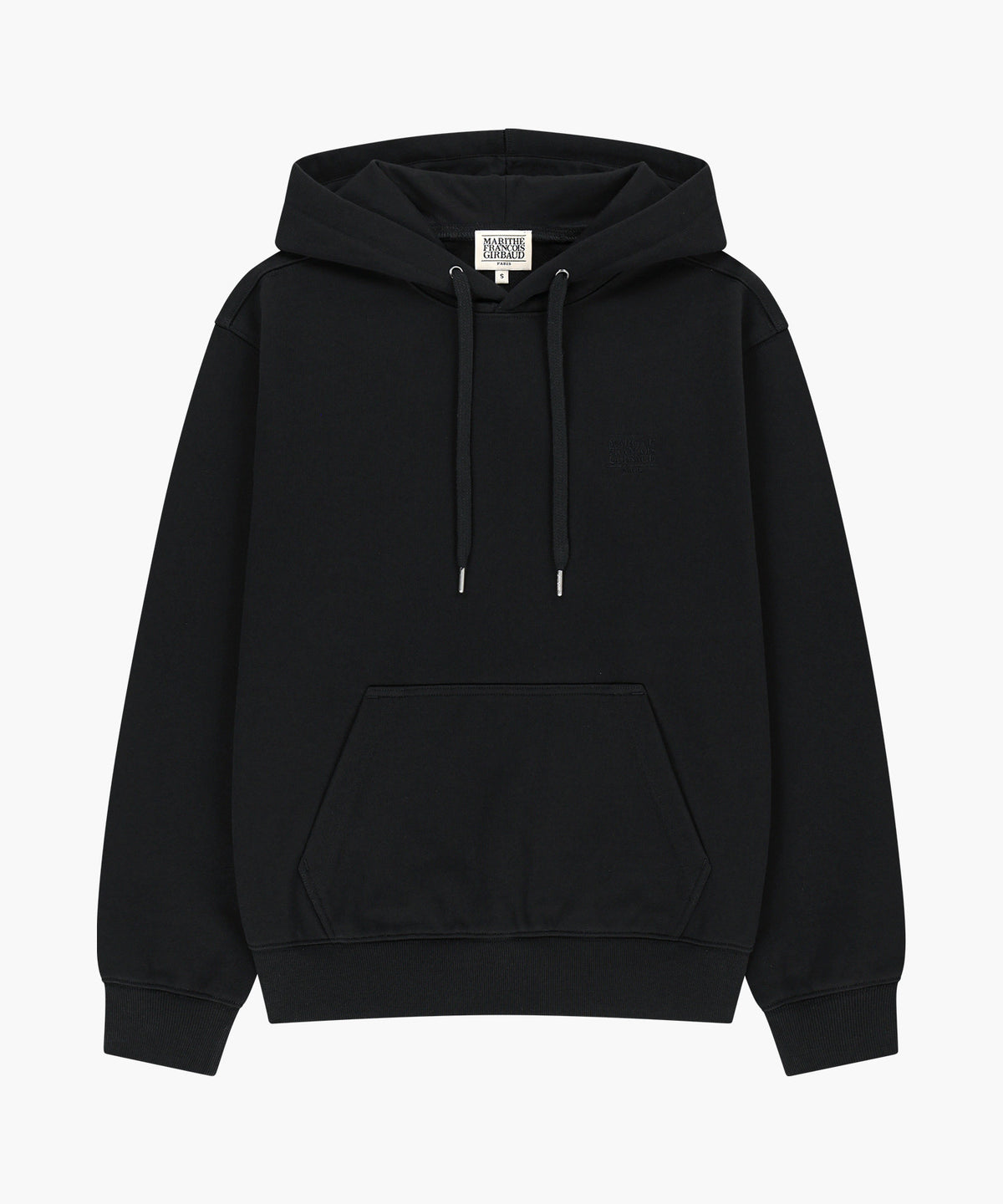 Marithe & Francois Girbaud - Small Classic Logo Embroidery Hoodie (Black) product image 5 | TRAB K-Fashion Australia