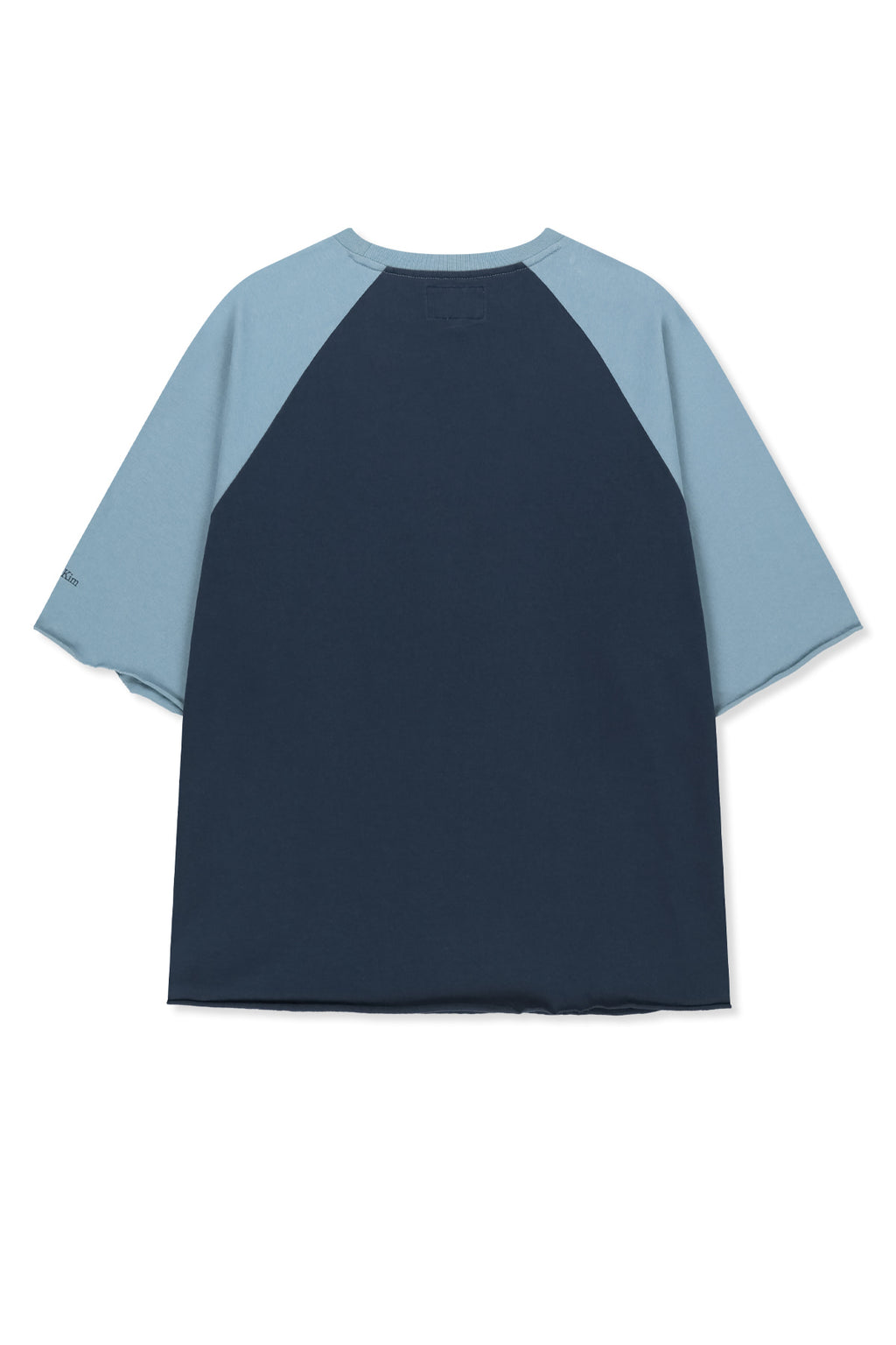 Matin Kim - Raw Edge Raglan Top (Navy) product image 3 | TRAB K-Fashion Australia
