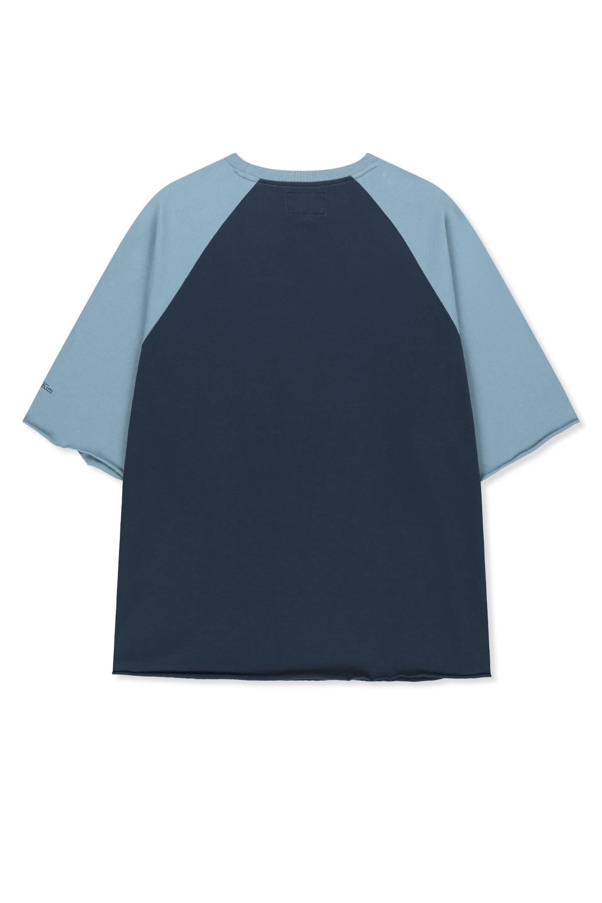 Matin Kim - Raw Edge Raglan Top (Navy) product image 3 | TRAB K-Fashion Australia