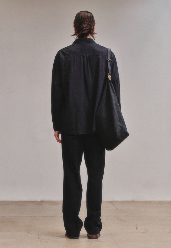 Art if acts - French Two Pocket Rayon Shirt (Faded Black) product image 4 | TRAB K-Fashion Australia