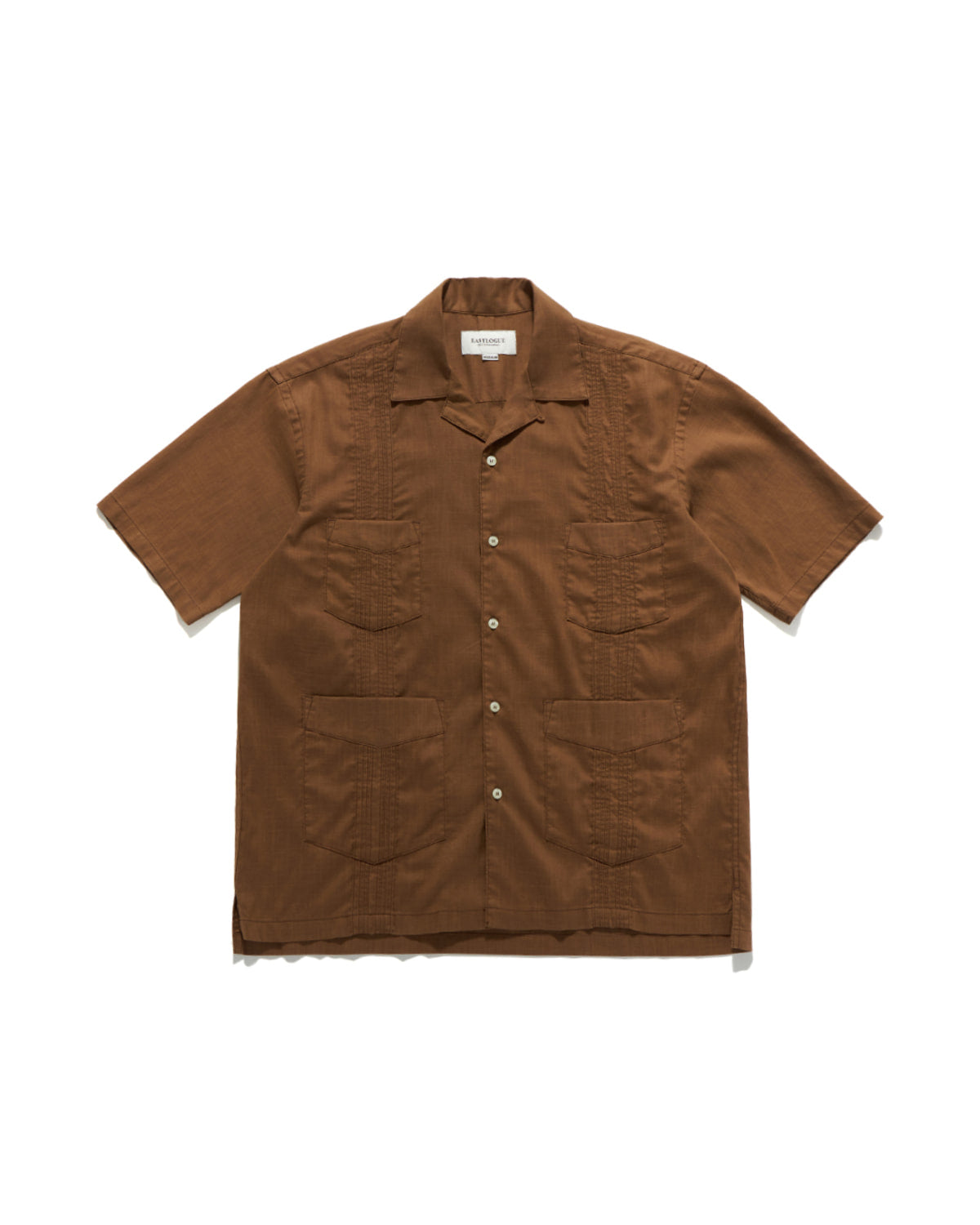 Eastlogue - Guayabera Half Shirts (Brown) product image 5 | TRAB K-Fashion Australia