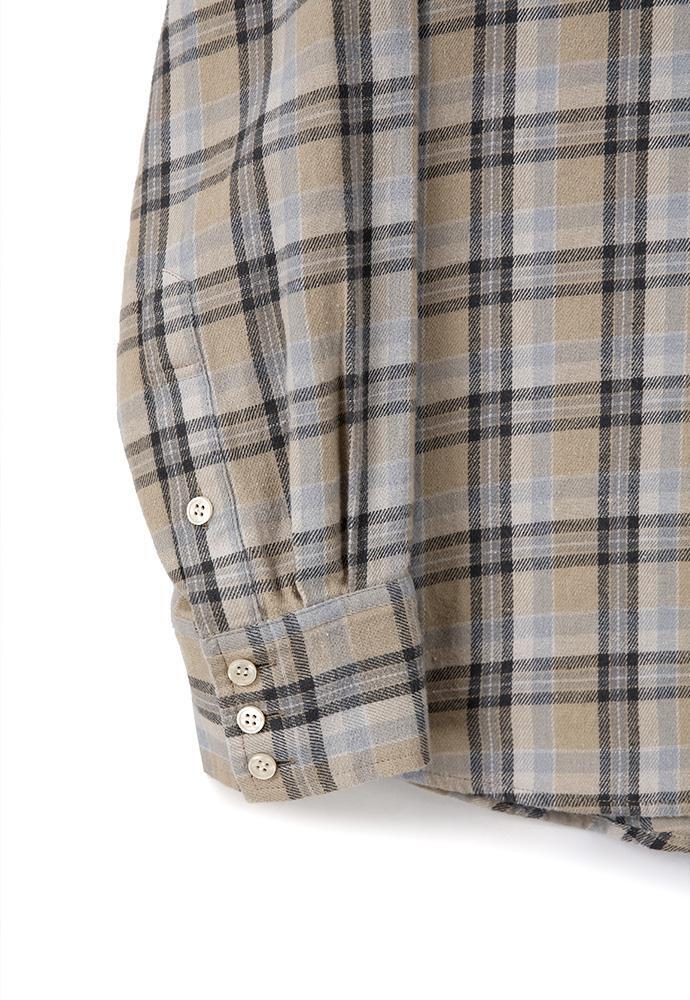 Art if acts - Washed Check Western Shirt (Stone/Grey) product image 16 | TRAB K-Fashion Australia