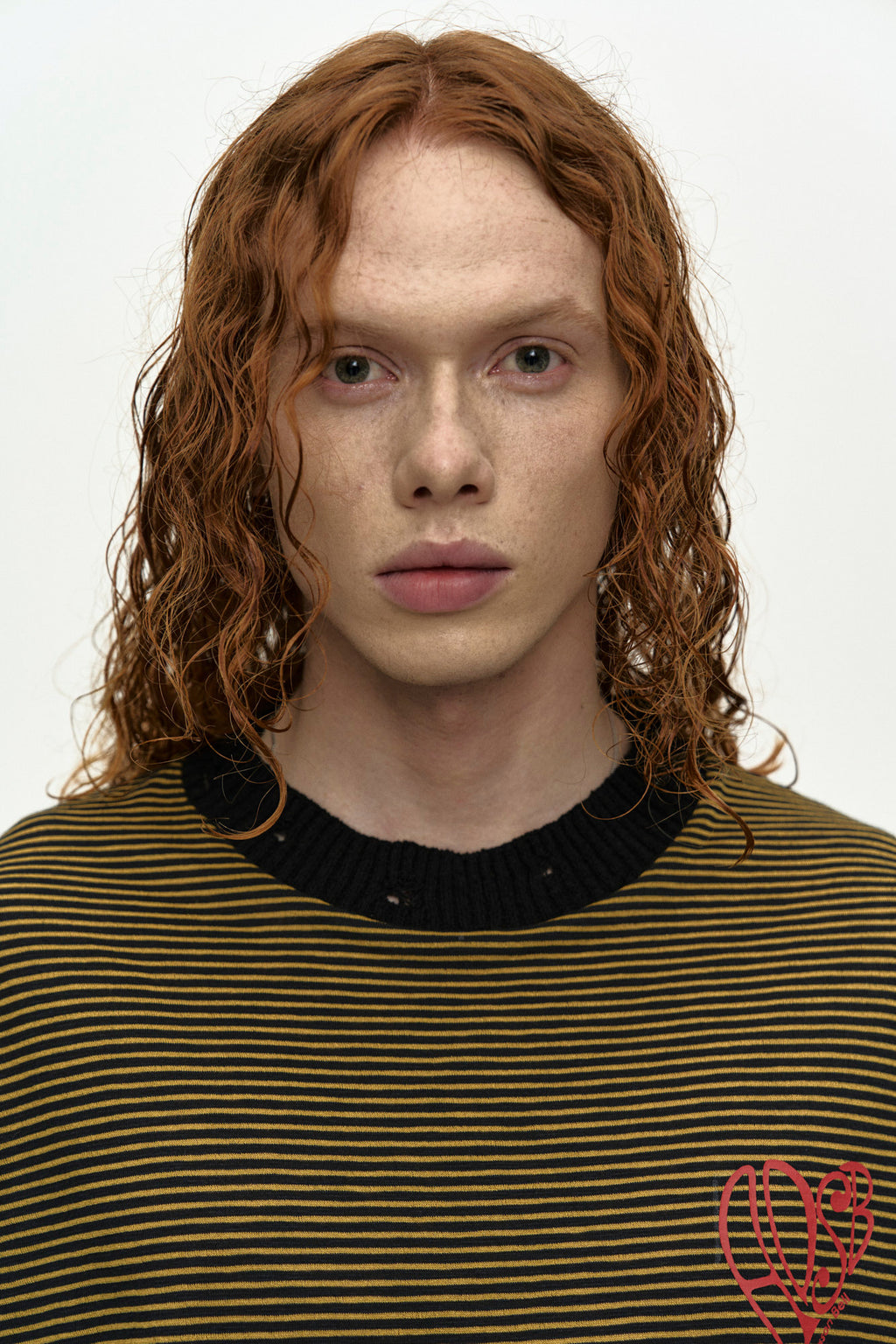 Andersson Bell - (essential) Heart Logo Stripe T-Shirt (Essential) product image 5 | TRAB K-Fashion Australia