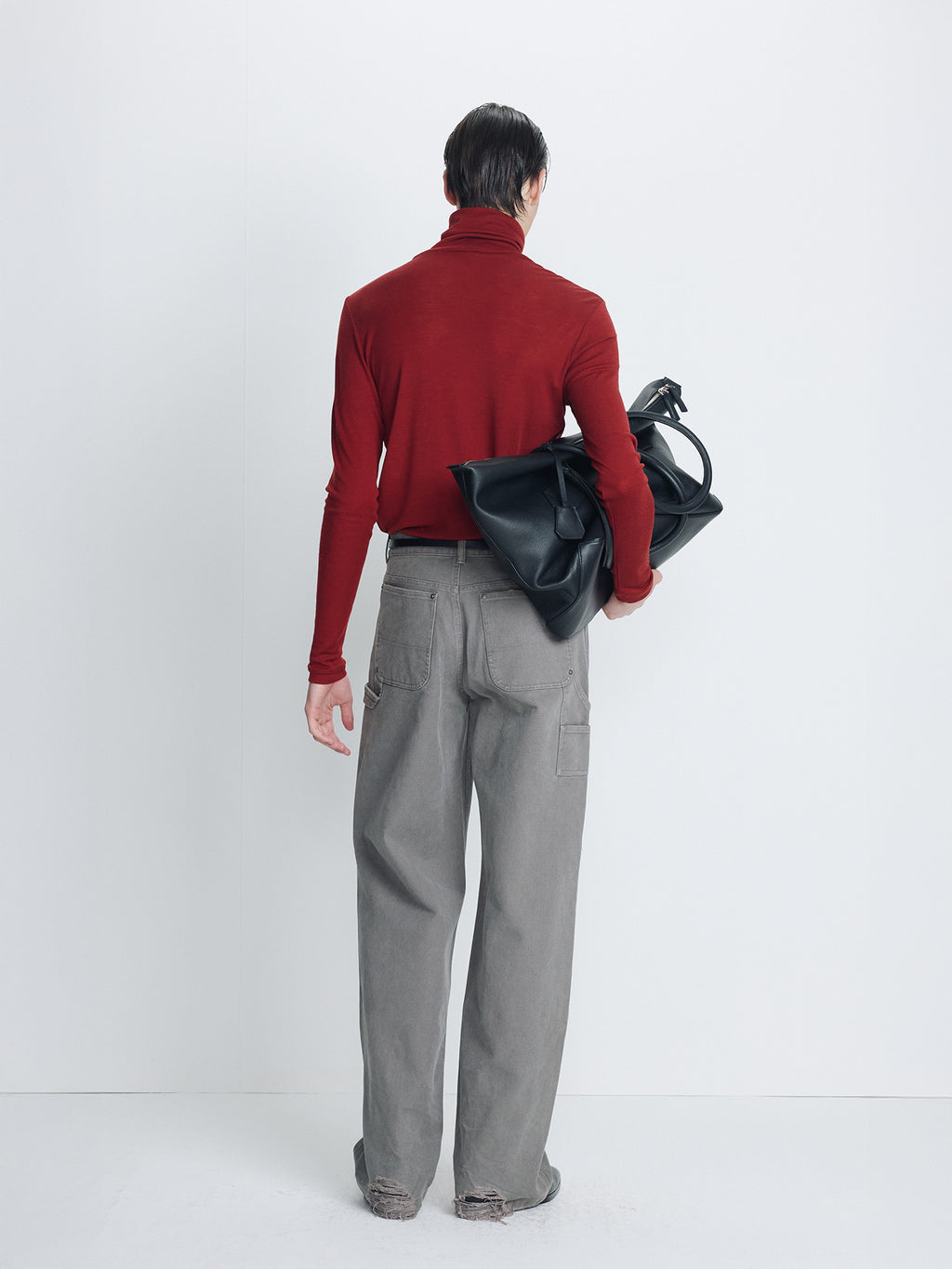 Tonywack - Light Wool Slim Roll Neck (Red) product image 3 | TRAB K-Fashion Australia