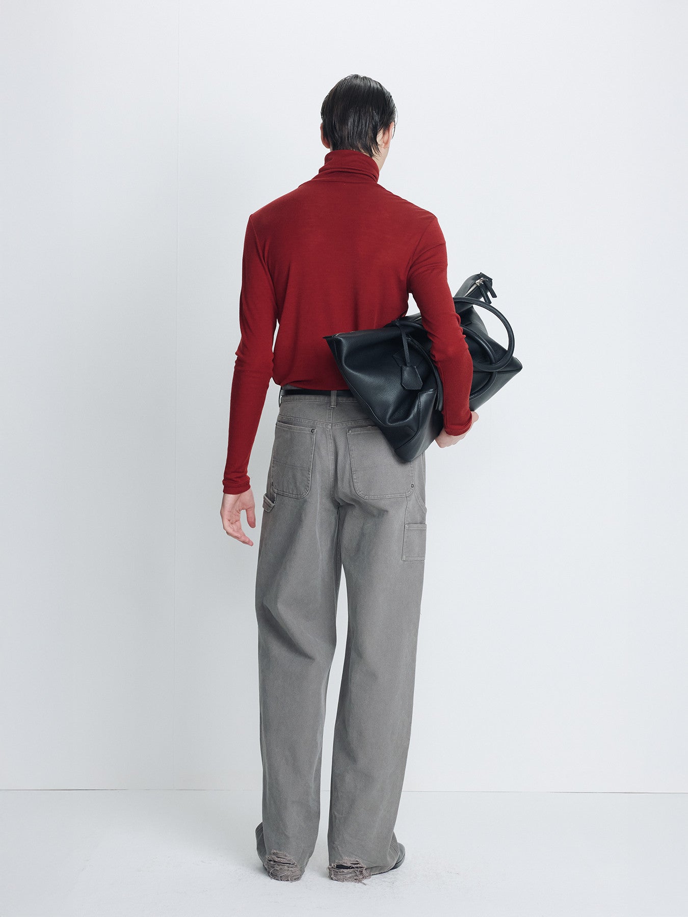 Tonywack - Light Wool Slim Roll Neck (Red) product image 3 | TRAB K-Fashion Australia
