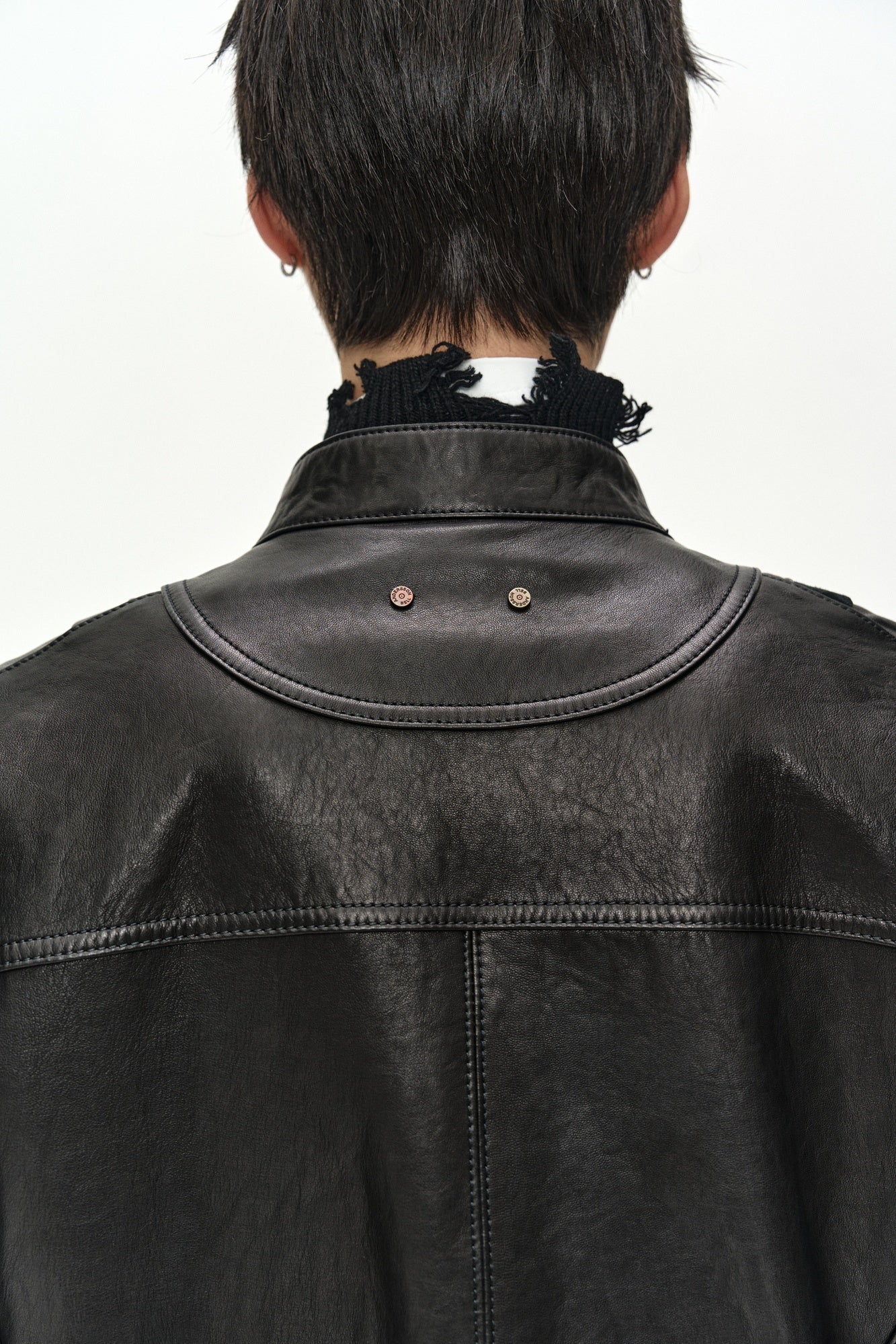 Andersson Bell - Segment Moto Leather Jacket (black) (Black) product image 11 | TRAB K-Fashion Australia