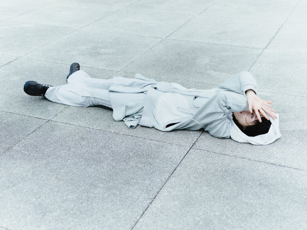 Coyseio - Round Pintuck Pants (Light Grey) product image 3 | TRAB K-Fashion Australia