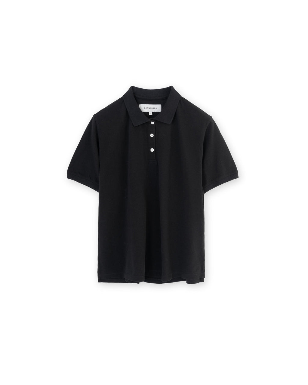 Brownyard - Vintage Cotton Pique Shirt (Black) product image 3 | TRAB K-Fashion Australia
