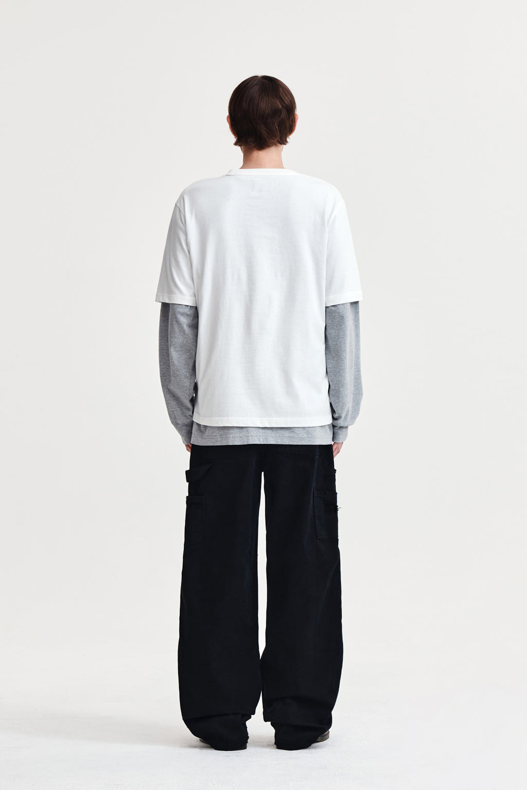Matin Kim - Wavy Logo Graphic Top (White) product image 7 | TRAB K-Fashion Australia