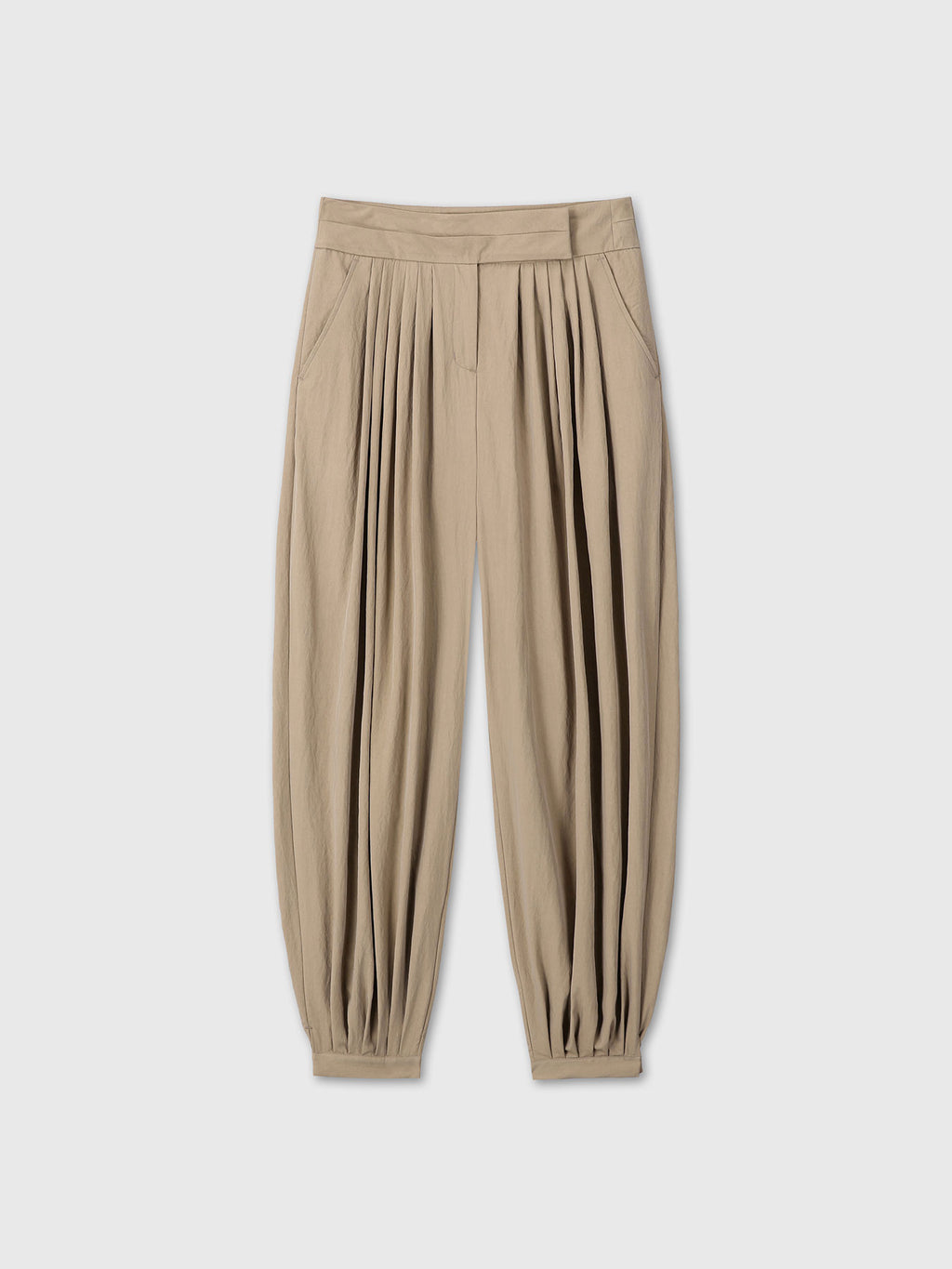Tonywack - Pleated Voluminous Pants (Beige) product image 10 | TRAB K-Fashion Australia