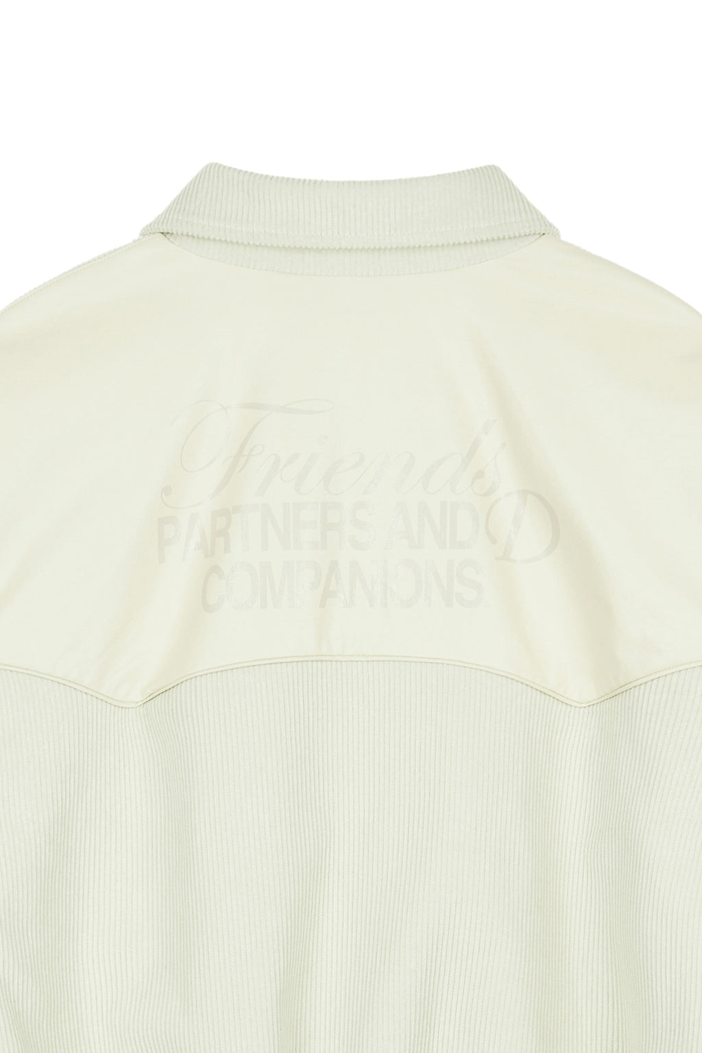 Deinet - D & Friends Corduroy Varsity Jacket (Ivory) product image 13 | TRAB K-Fashion Australia