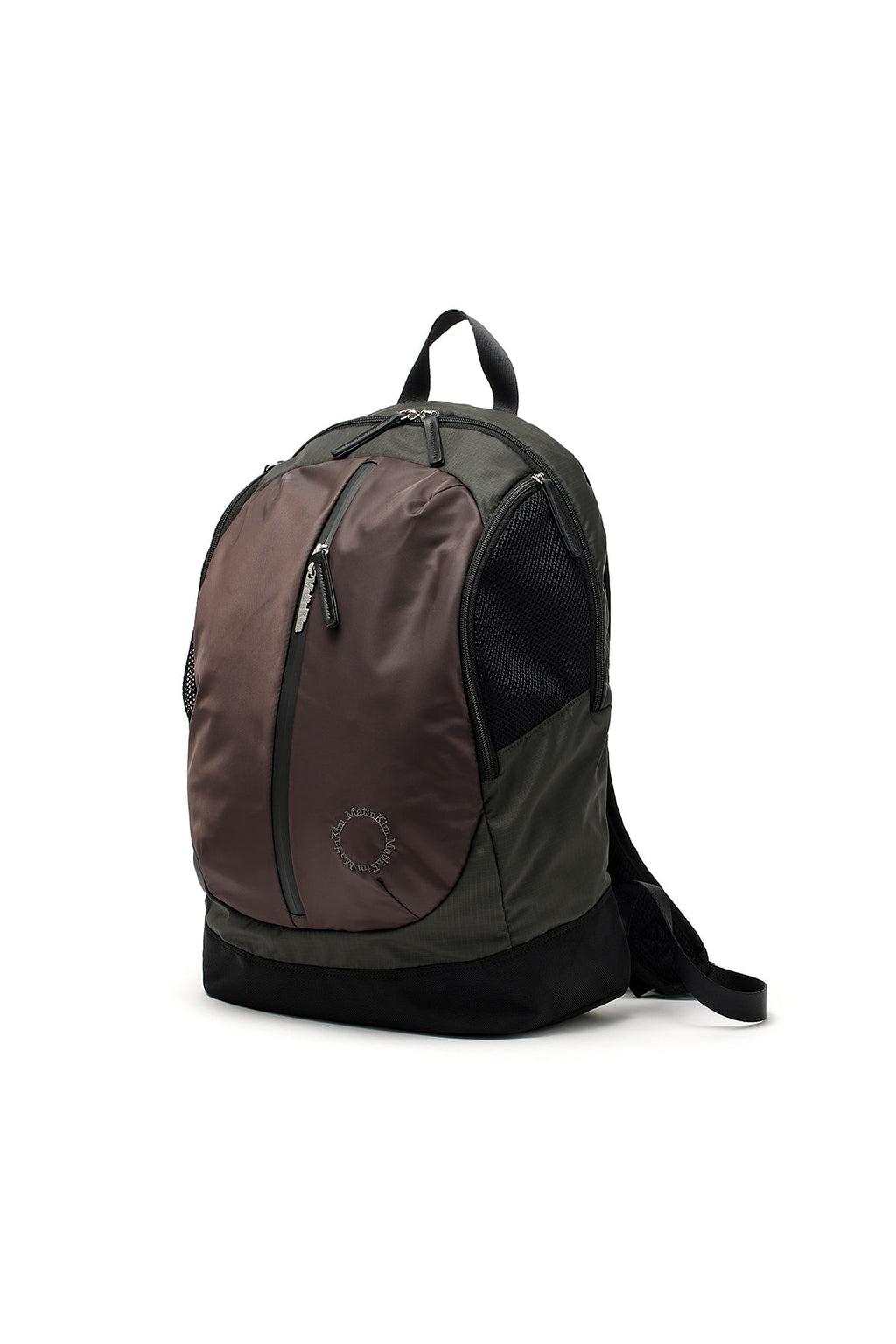 Matin Kim - Explorer Zipper Back Pack (Khaki) product image 3 | TRAB K-Fashion Australia