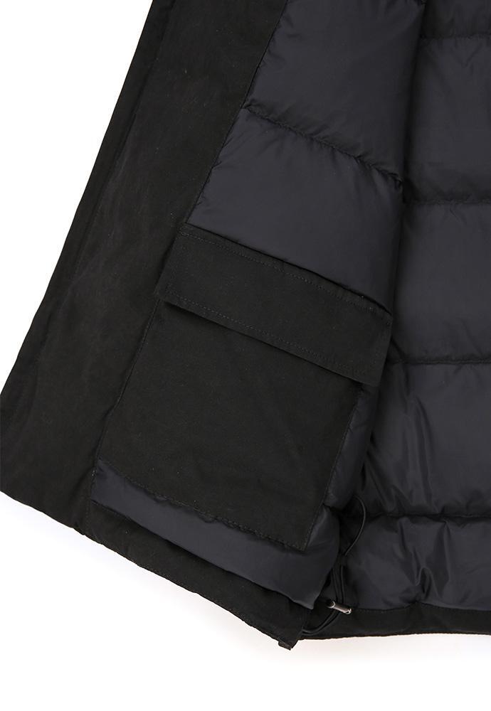 Art if acts - Shawl Collar Down Vest (Black) product image 17 | TRAB K-Fashion Australia