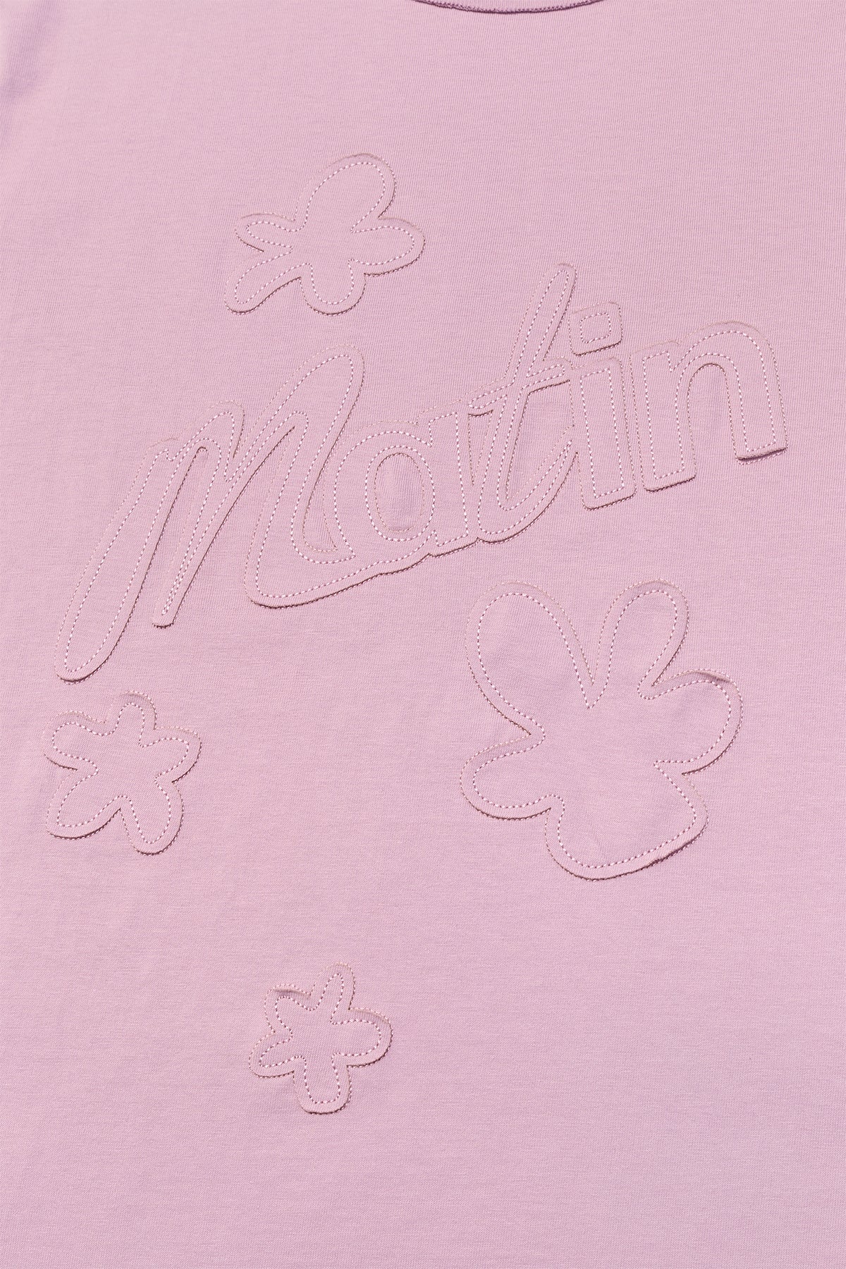 Matin Kim - Flower Applique Logo Top (Light Pink) product image 4 | TRAB K-Fashion Australia