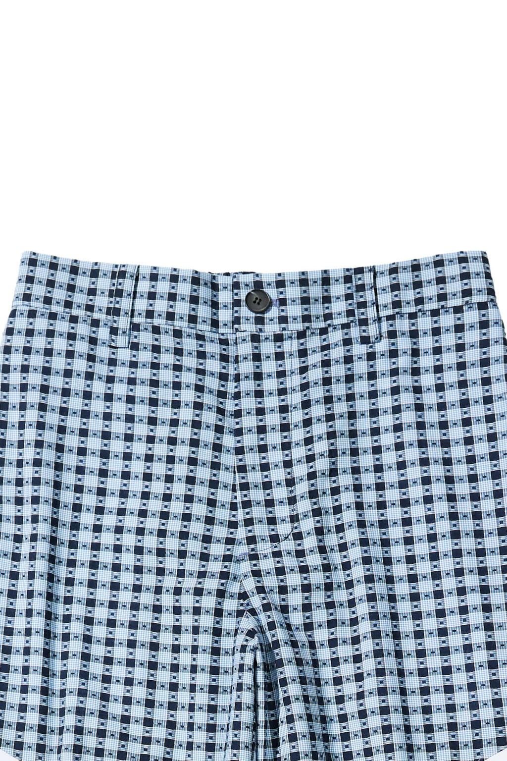 Deinet - Deinet Check Cargo String Pants (Blue) product image 3 | TRAB K-Fashion Australia