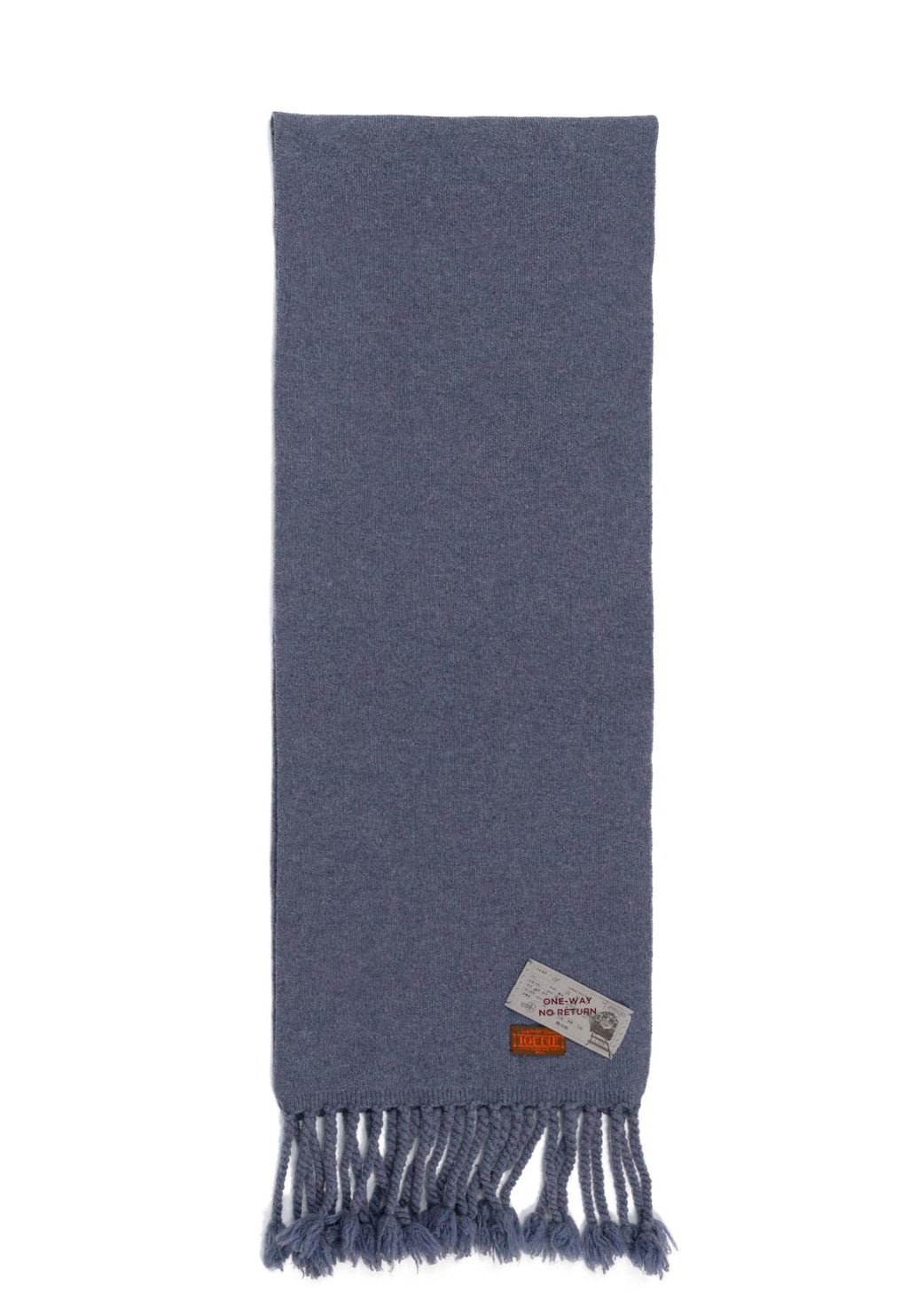 Ioedle - Handmade Fringe Muffler Bound For Seoul (Blue) product image 4 | TRAB K-Fashion Australia