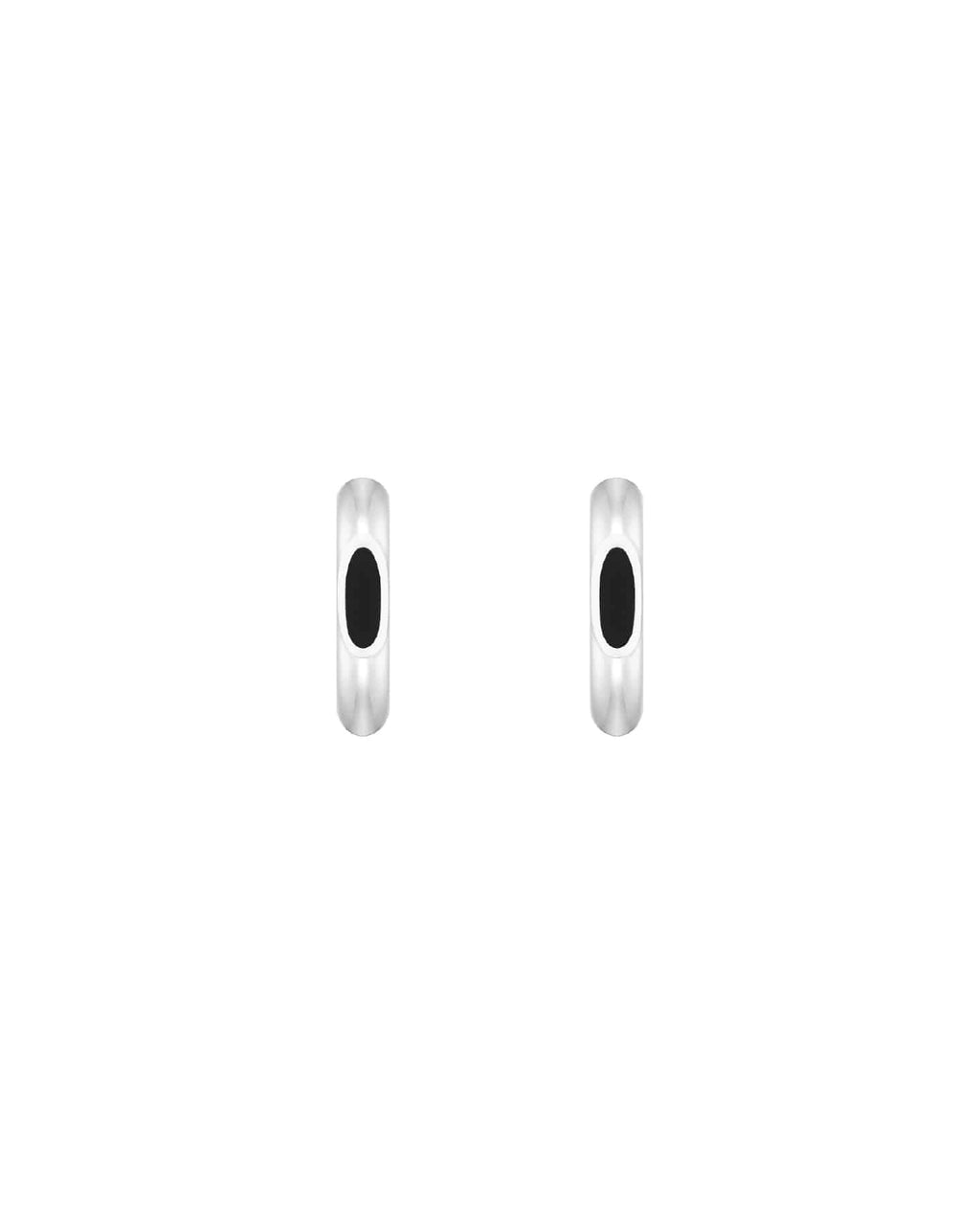 Numbering - Colored Signet Hoop Earrings #8293 product image 4 | TRAB K-Fashion Australia