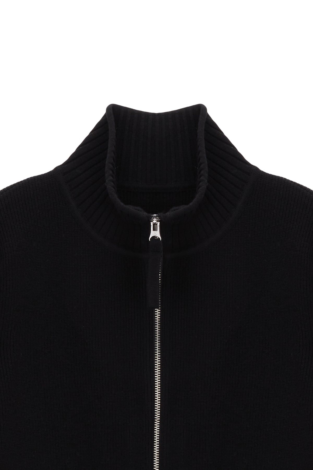 Matin Kim - Spell Point Stripe Wool Blended Knit Cardigan (Black) product image 4 | TRAB K-Fashion Australia