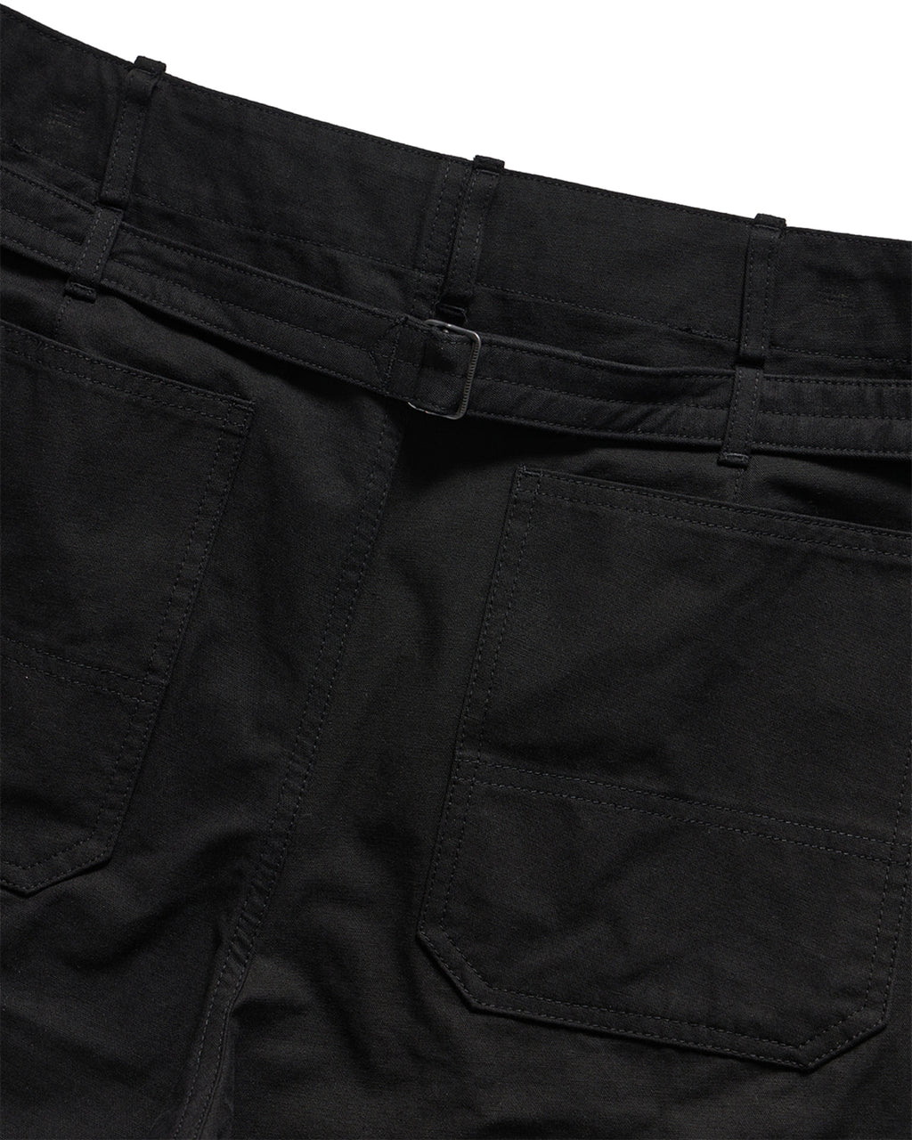 Eastlogue - Cinch Back Curved Shorts (Black) product image 12 | TRAB K-Fashion Australia