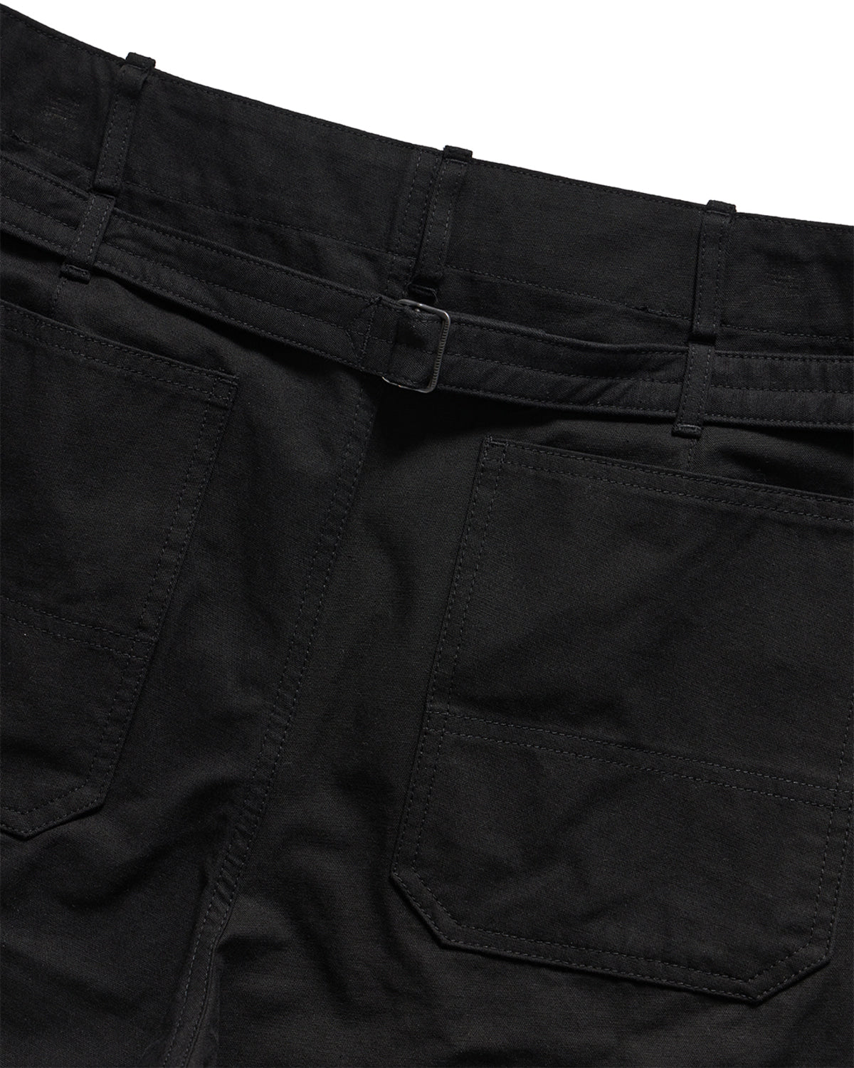 Eastlogue - Cinch Back Curved Shorts (Black) product image 12 | TRAB K-Fashion Australia