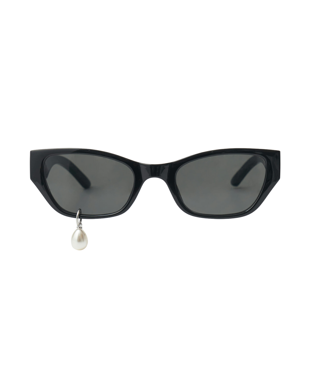 Kimhe Kim - Pearl Tear Cat-Eye Sunglasses (Black) product image 2 | TRAB K-Fashion Australia