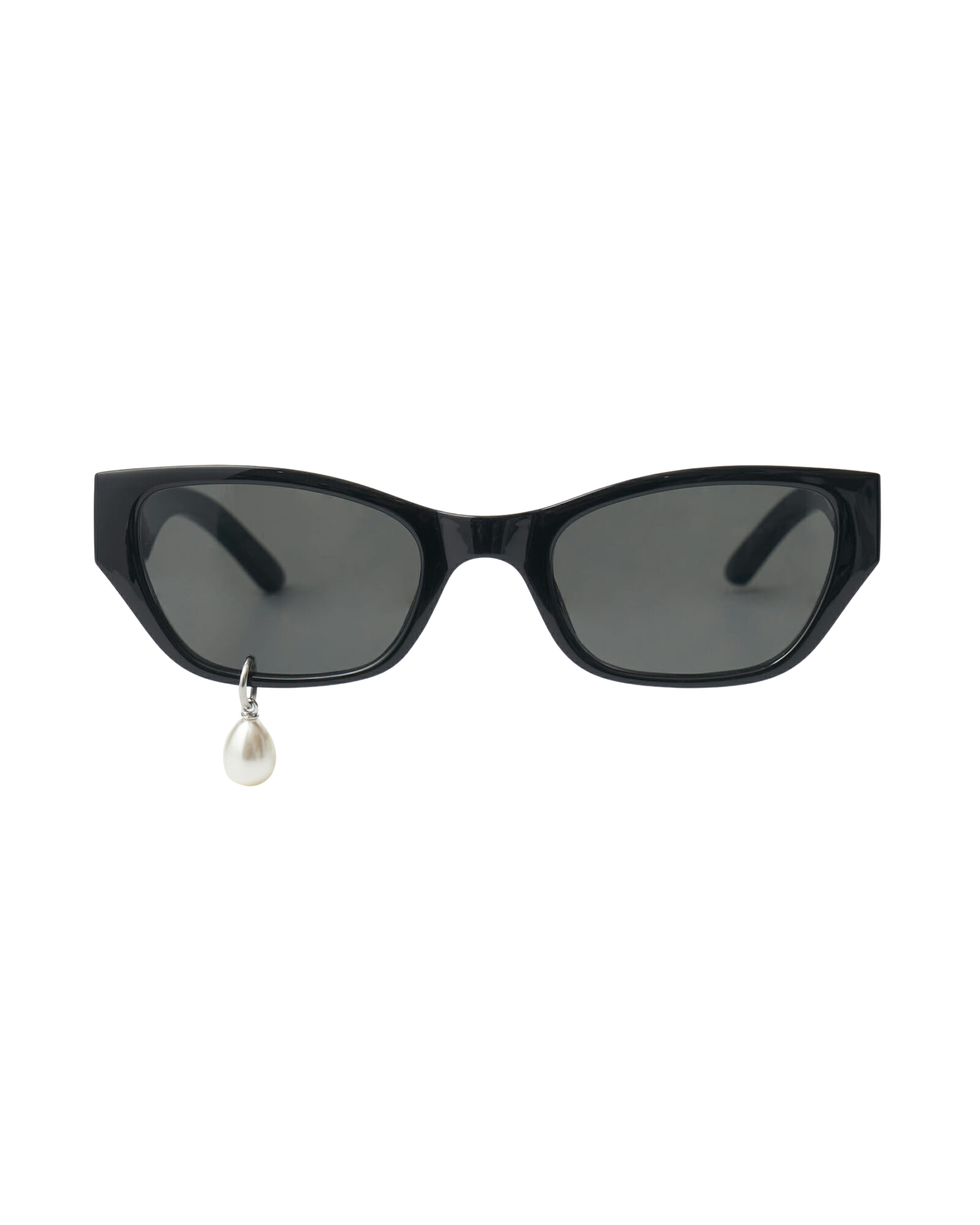 Kimhe Kim - Pearl Tear Cat-Eye Sunglasses (Black) product image 2 | TRAB K-Fashion Australia