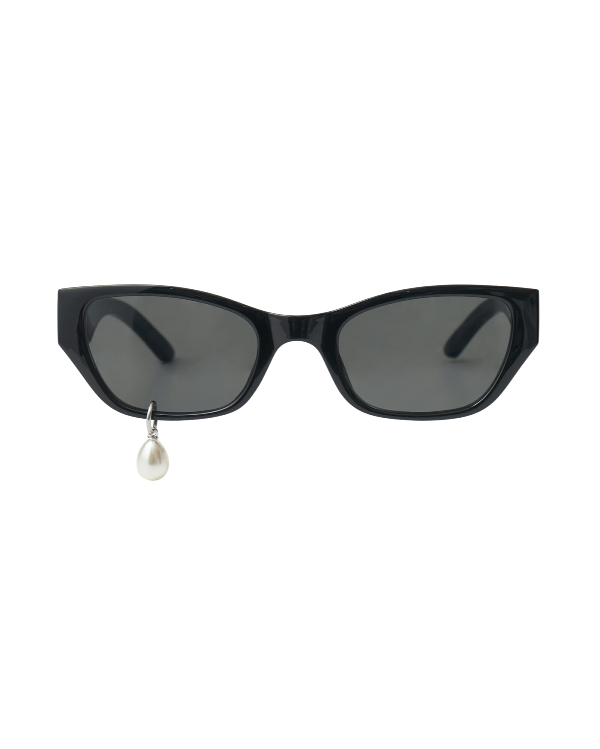 Kimhe Kim - Pearl Tear Cat-Eye Sunglasses (Black) product image 4 | TRAB K-Fashion Australia