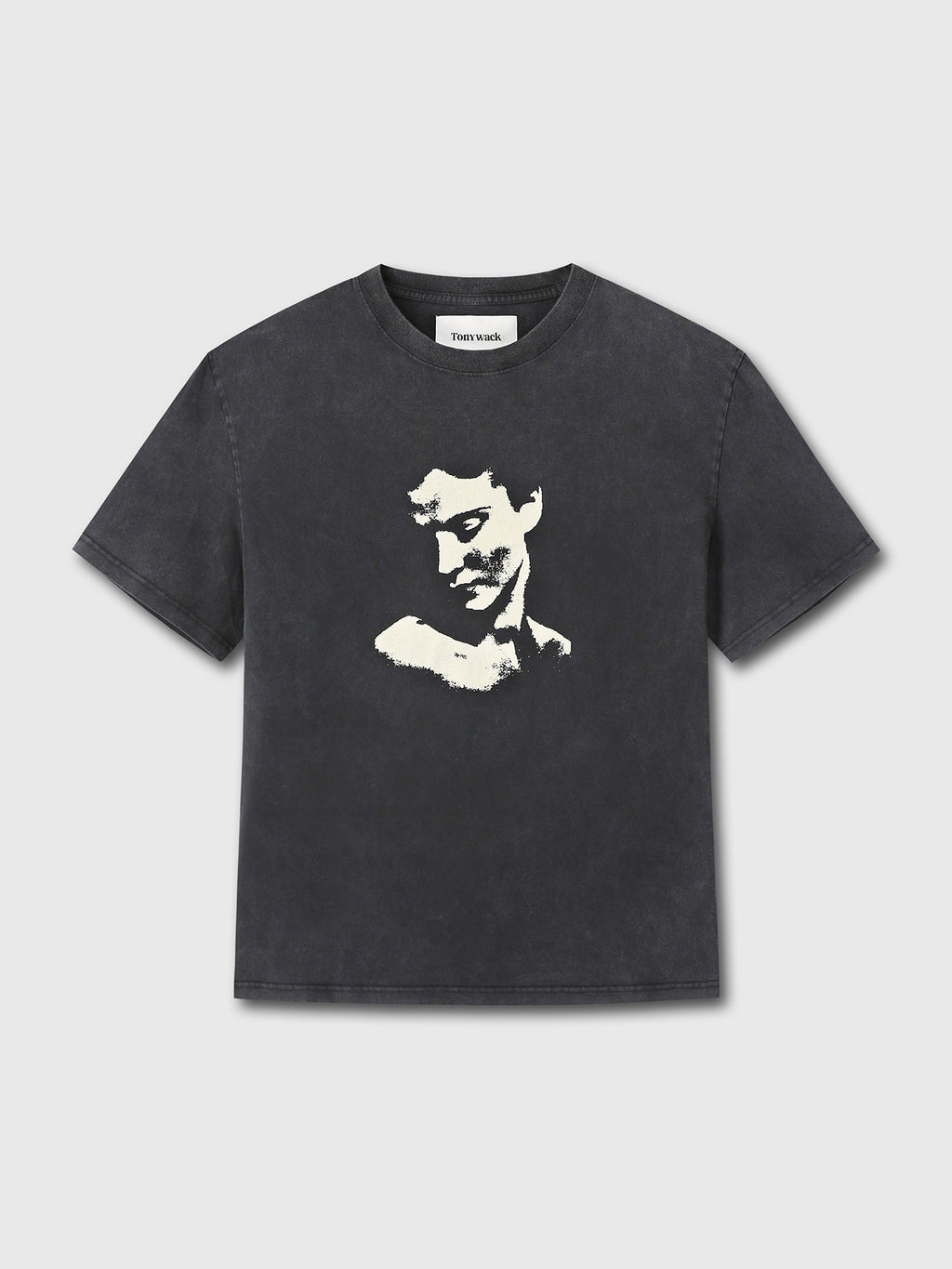 Tonywack - Portrait Garment Dyed T-Shirt (Faded Black) product image 7 | TRAB K-Fashion Australia