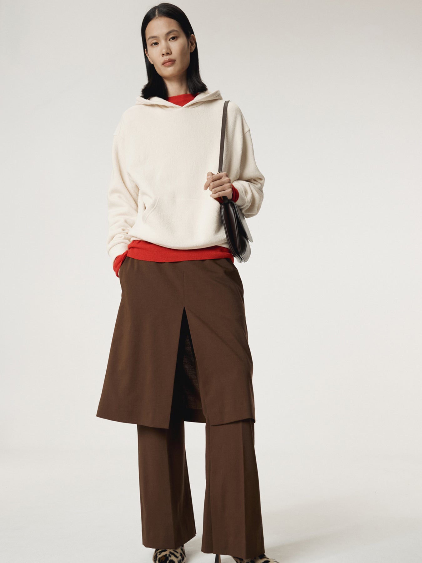 Recto - Rc Layered Skirt Pants (Tobacco) product image 5 | TRAB K-Fashion Australia