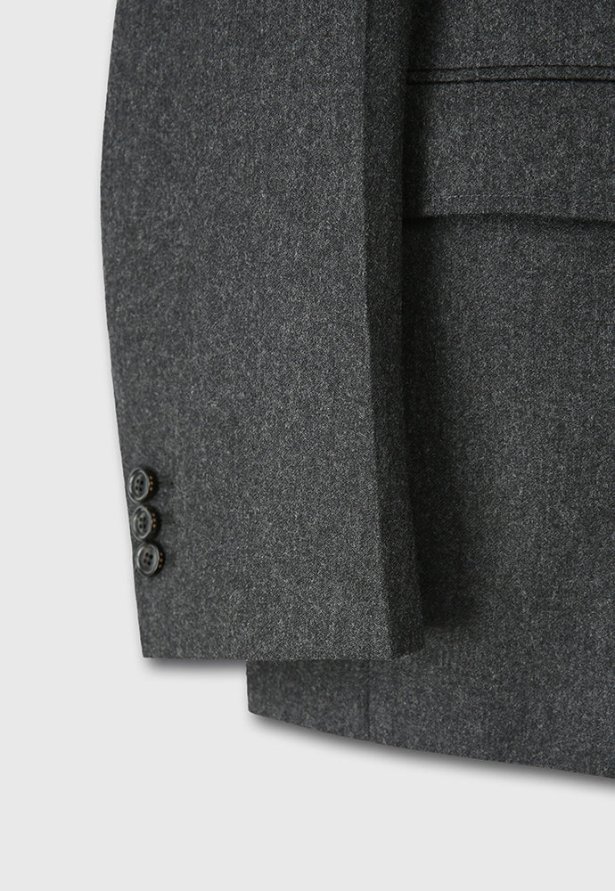 Tonywack - Wool And Cashmere Tailored Blazer (Charcoal) product image 14 | TRAB K-Fashion Australia
