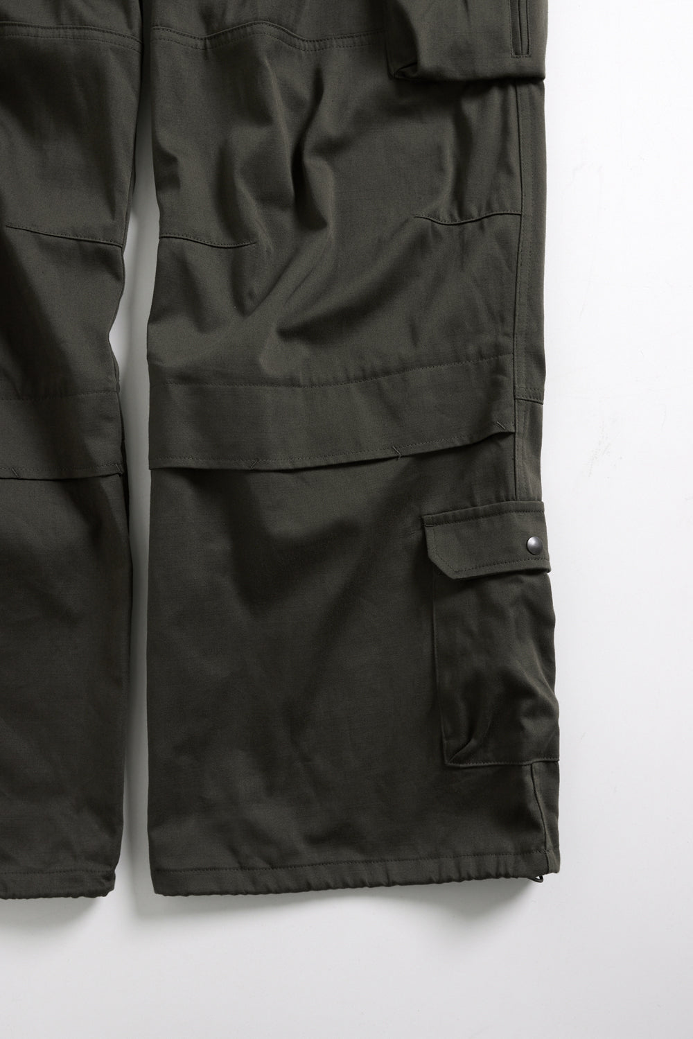 Hatchingroom - Zip Cargo Work Pants Dark (Khaki) product image 5 | TRAB K-Fashion Australia