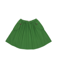 Coyseio - Big Pocket Shirring Skirt Jolly (Green) product image 1 | TRAB K-Fashion Australia