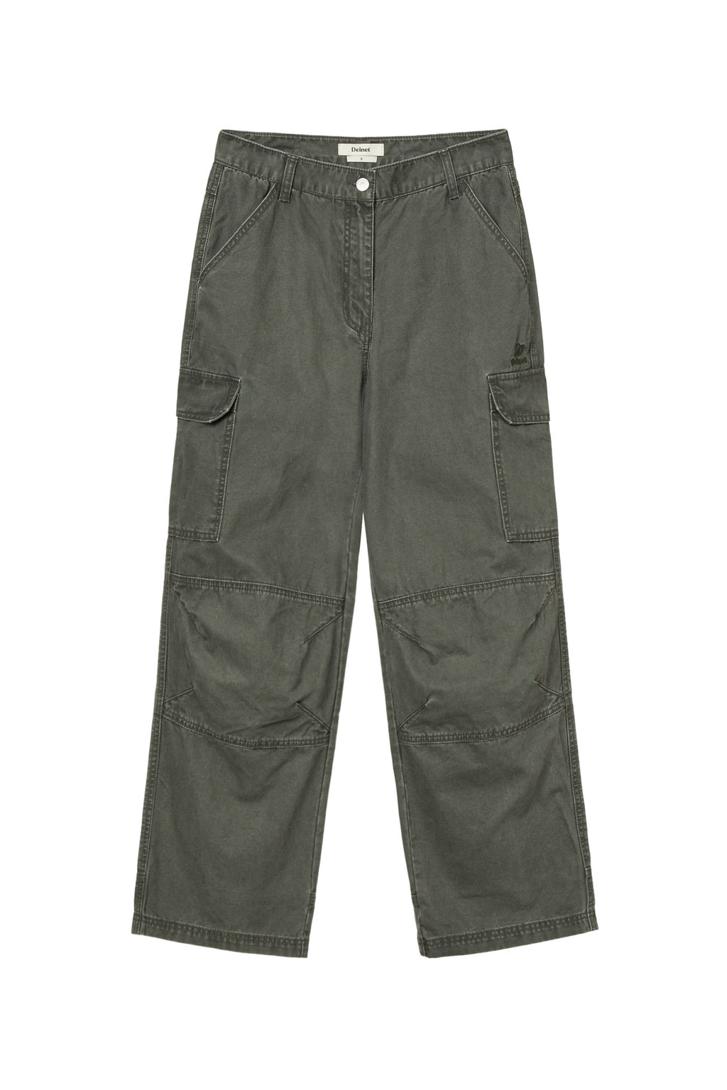 Deinet - Vintage Washed Cargo Pants (Khaki) product image 1 | TRAB K-Fashion Australia