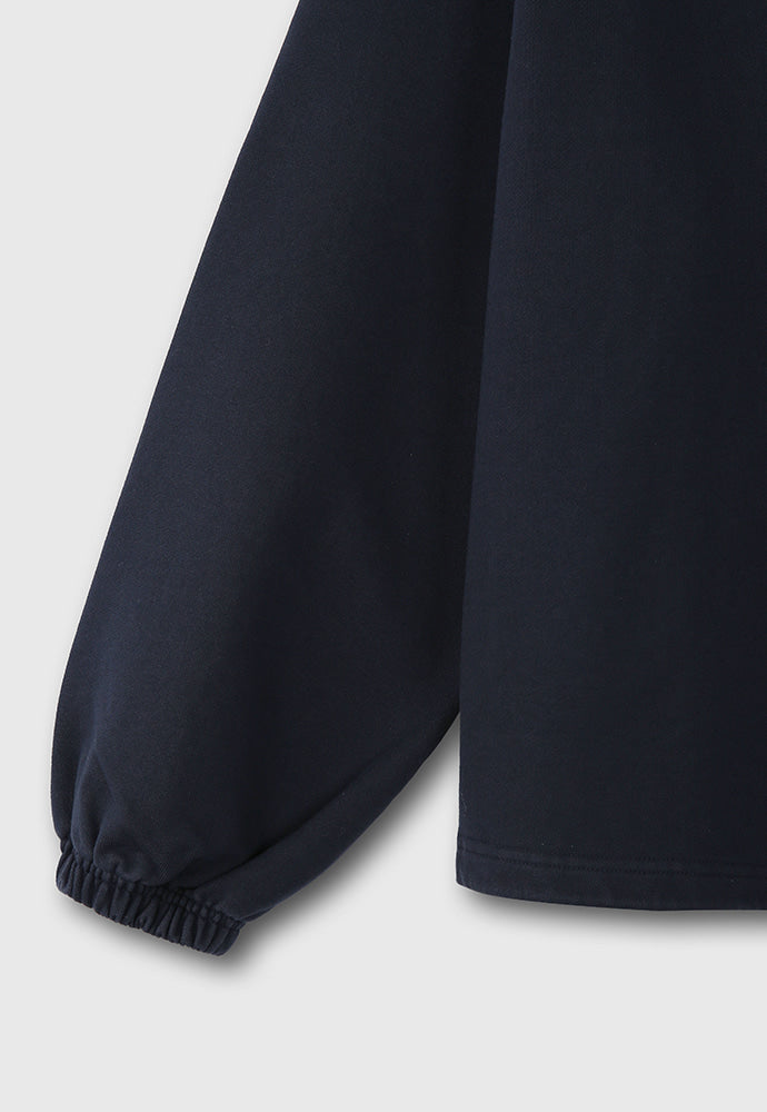 Tonywack - Extra Heavy Sweat Half Zip-Up (Navy) product image 12 | TRAB K-Fashion Australia