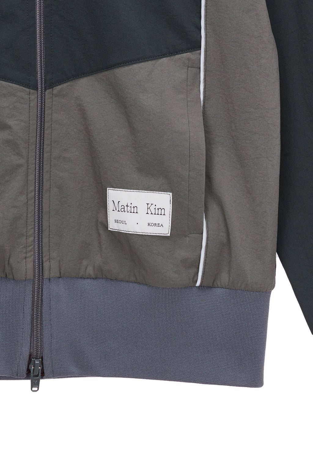 Matin Kim - Piping Track Jumper (Dark Green) product image 4 | TRAB K-Fashion Australia