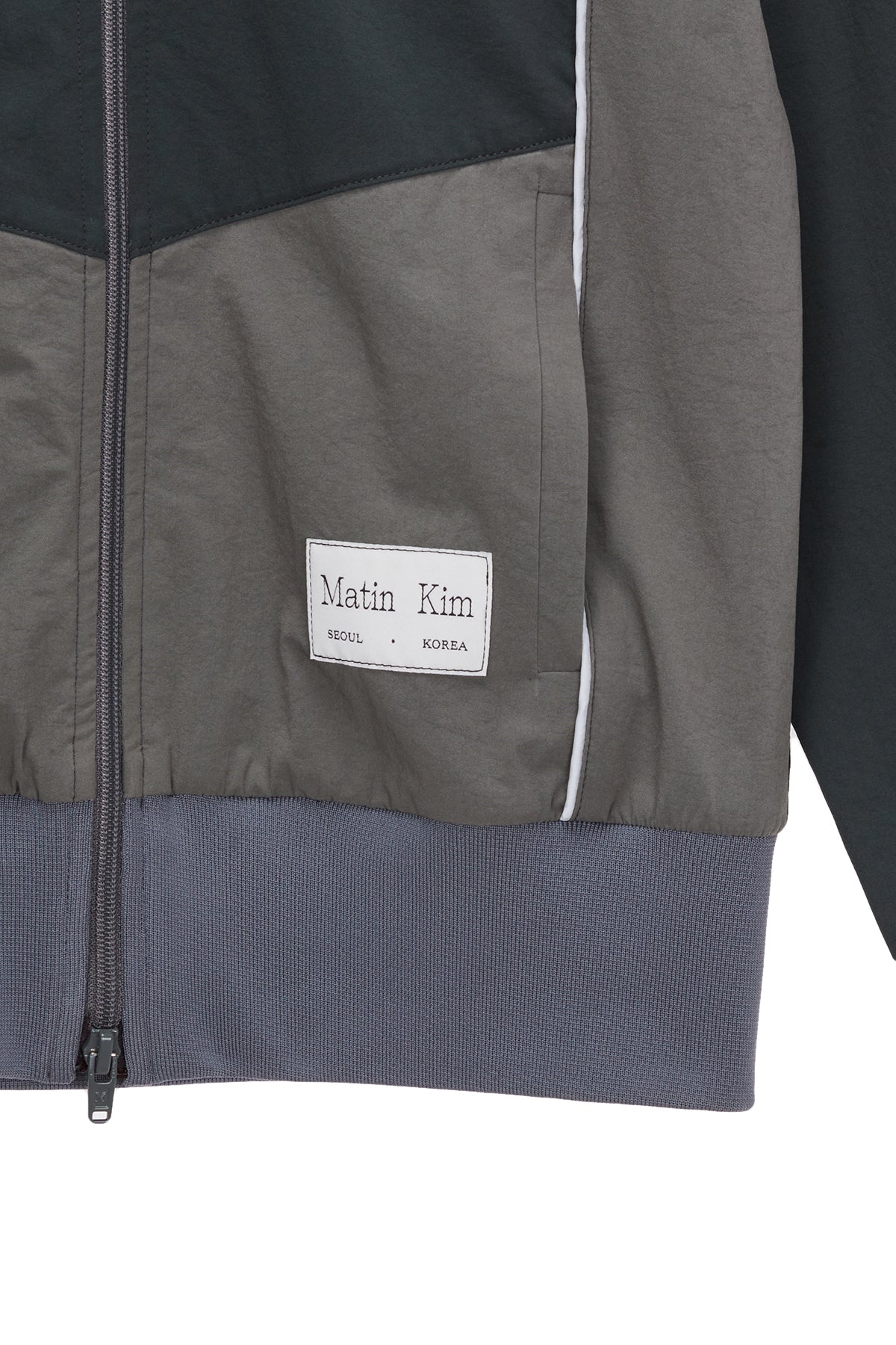 Matin Kim - Piping Track Jumper (Dark Green) product image 4 | TRAB K-Fashion Australia