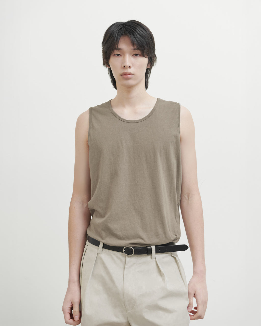 Brownyard - Relax Sleeveless (Dark Beige) product image 1 | TRAB K-Fashion Australia