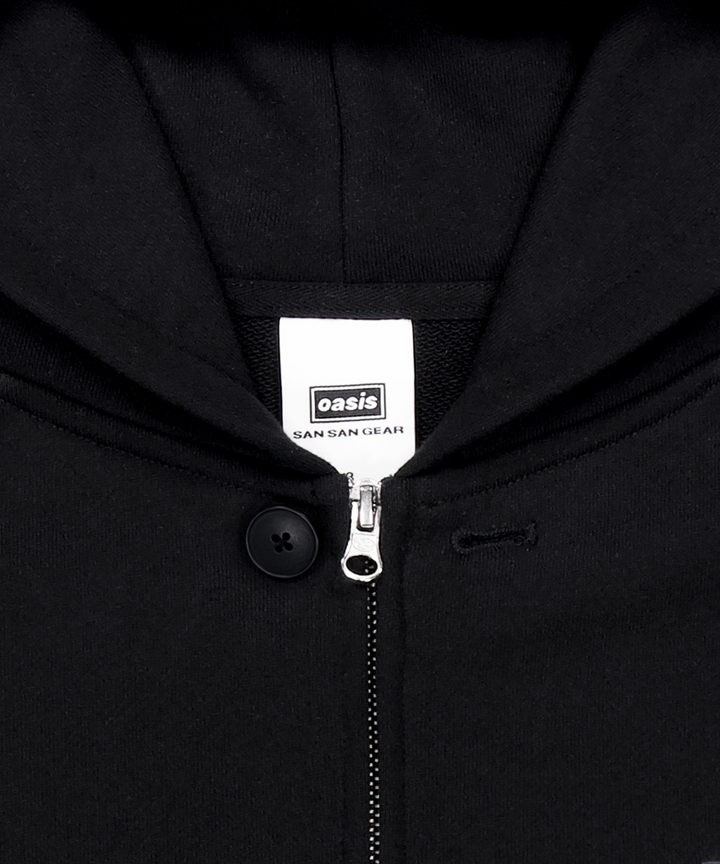 San San Gear - San San Oasis Hoodie Zip-Up (Black) product image 8 | TRAB K-Fashion Australia