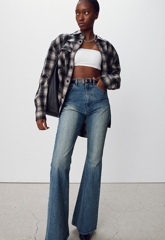 Tonywack - Bootcut Denim Pants (Washed Blue) product image 6 | TRAB K-Fashion Australia