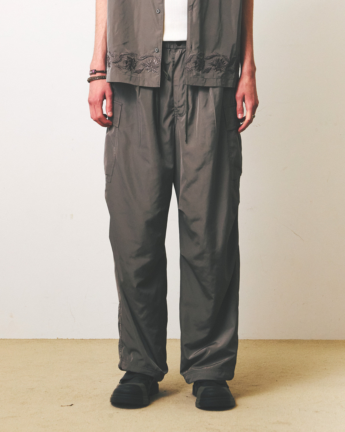 Eastlogue - Parachute Easy Pants (Sand Beige) product image 2 | TRAB K-Fashion Australia