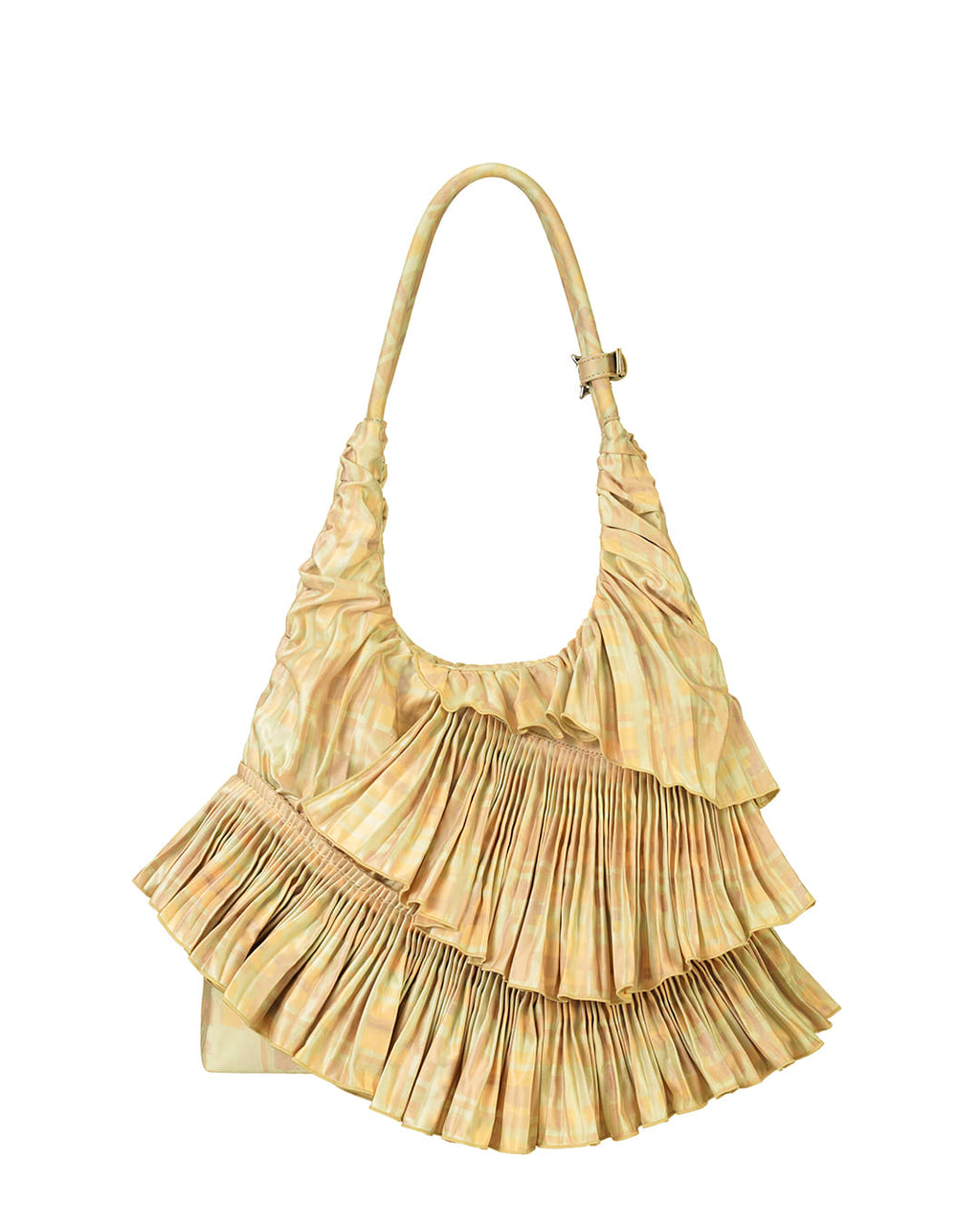 Stand Oil - Cloud Ringo Bag (Butter Plaid) product image 4 | TRAB K-Fashion Australia