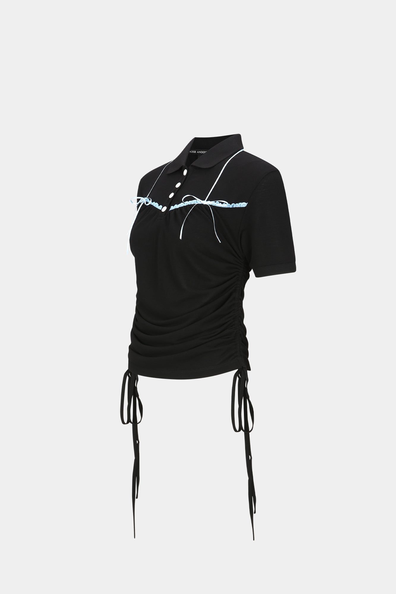 Andersson Bell - Halter String Piqué Polo Shirts (Black) product image 11 | TRAB K-Fashion Australia