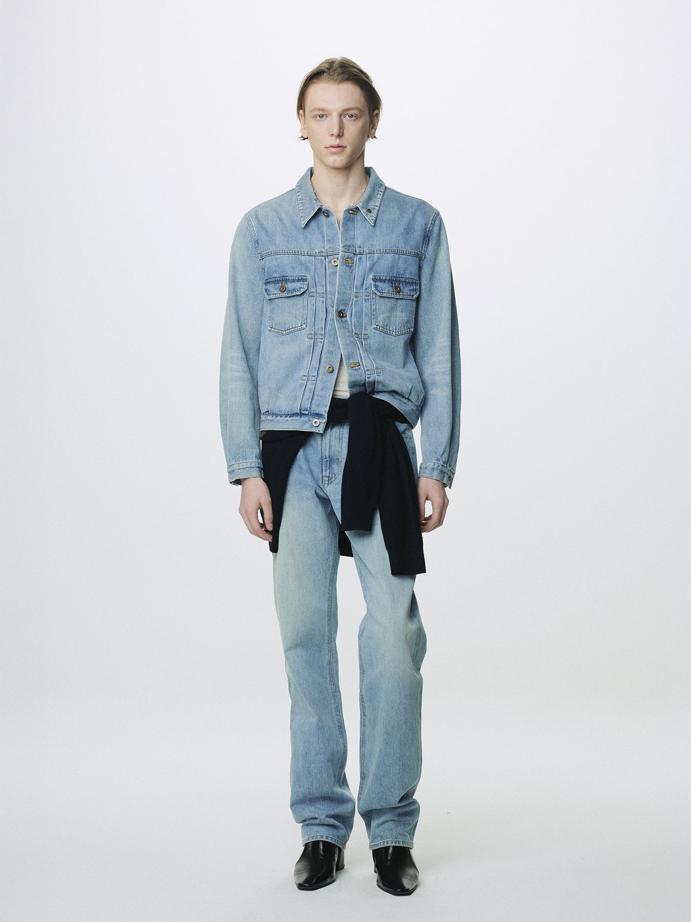 Tonywack - Type-2 Denim Trucker (Light Blue) product image 2 | TRAB K-Fashion Australia