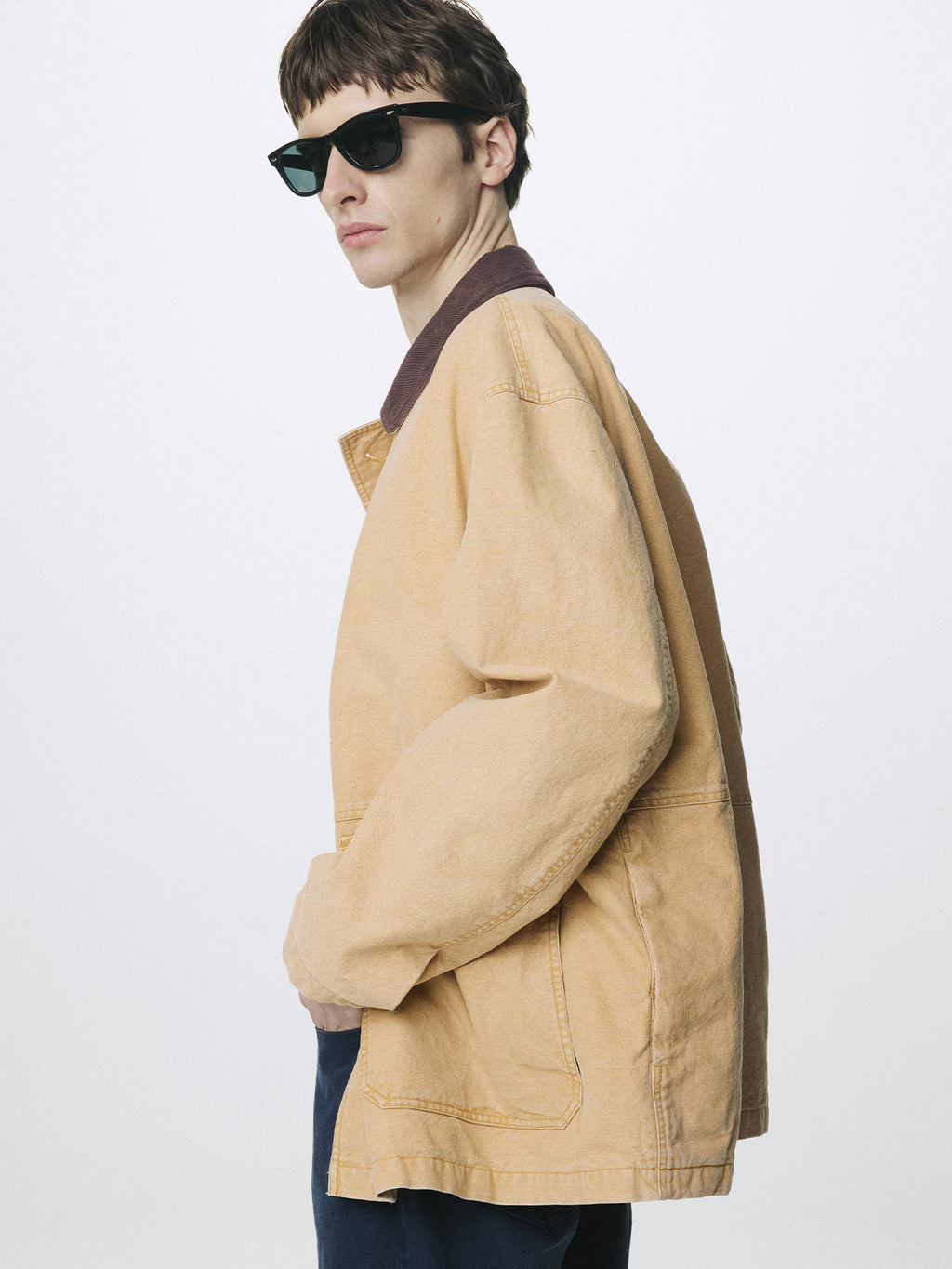 Tonywack - Garment Washed Barn Jacket (Faded Beige) product image 6 | TRAB K-Fashion Australia
