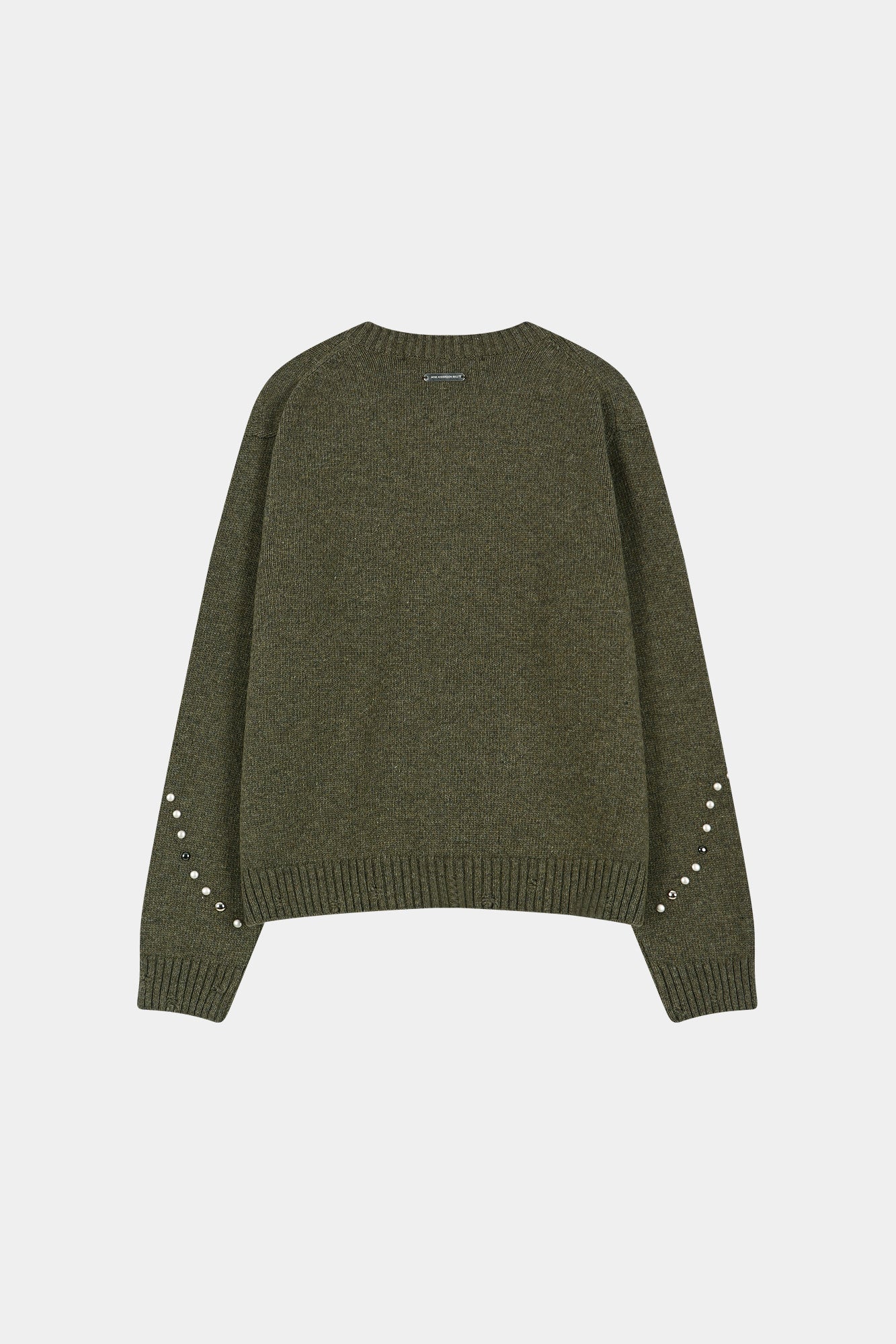 Andersson Bell - Roghen Studded Cardigan (moss Khaki) (Moss Khaki) product image 13 | TRAB K-Fashion Australia