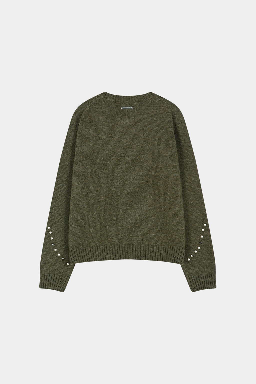 Andersson Bell - Roghen Studded Cardigan (Moss Khaki) product image 13 | TRAB K-Fashion Australia