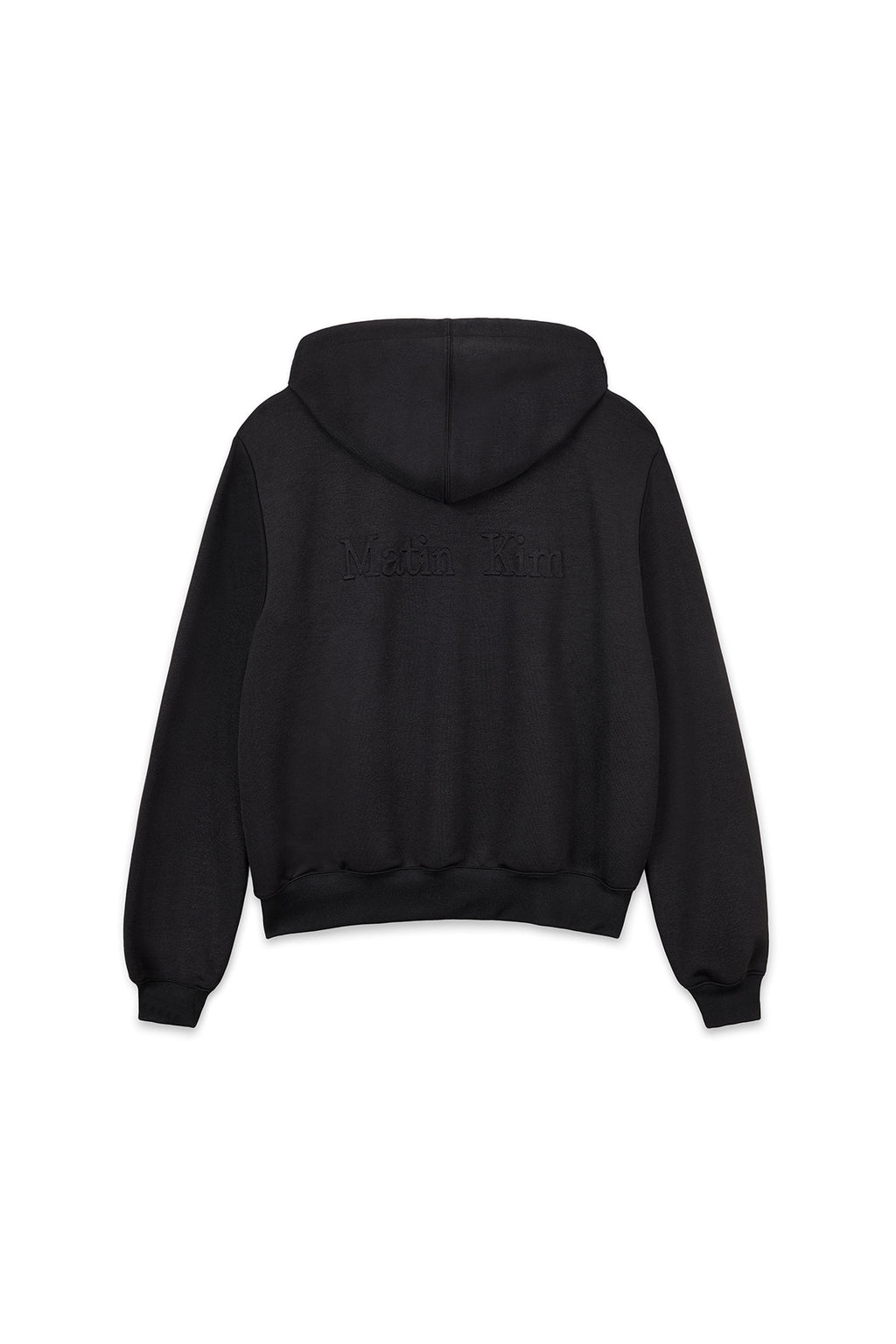 Matin Kim - Back Logo Glitter Hoody Zip Up (Black) product image 2 | TRAB K-Fashion Australia