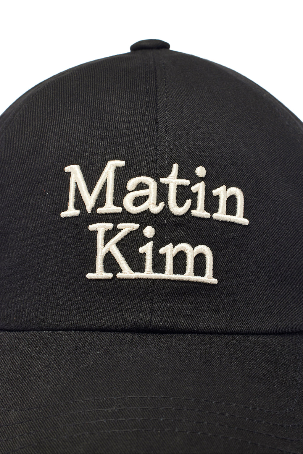 Matin Kim - Matin Volume Logo Ball Cap (Black) product image 5 | TRAB K-Fashion Australia